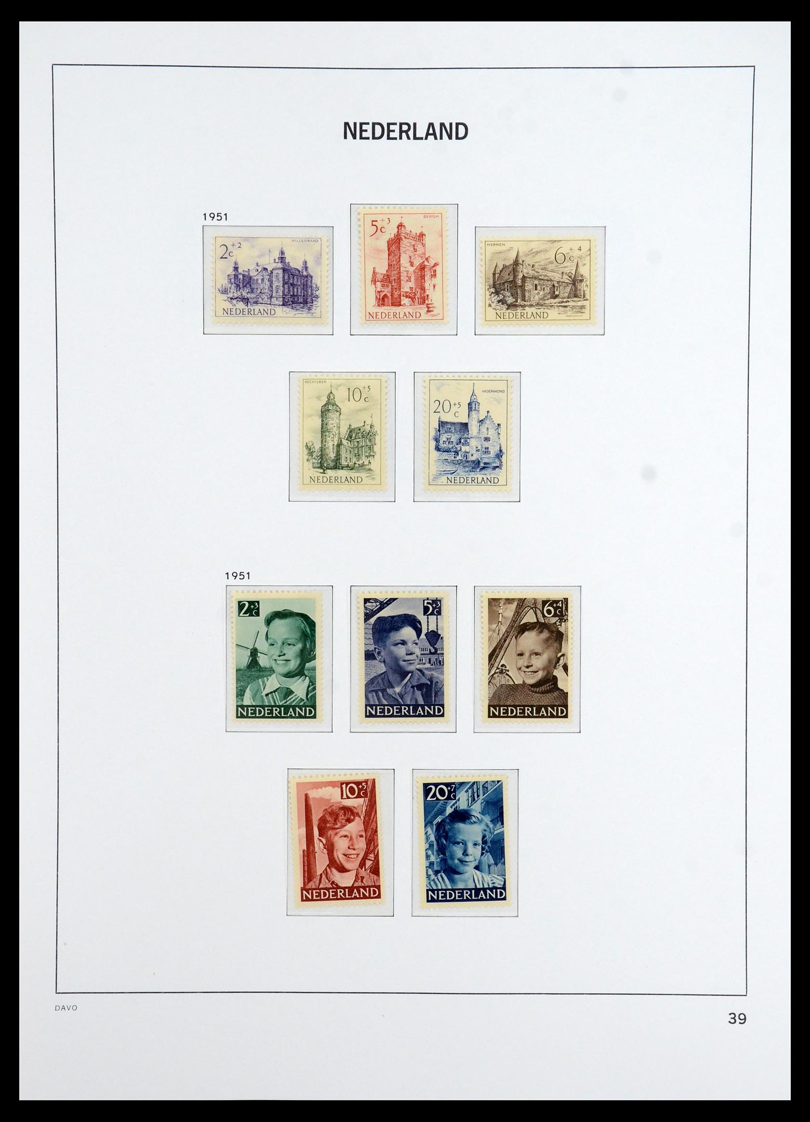 36327 047 - Postzegelverzameling 36327 Nederland 1852-1969.