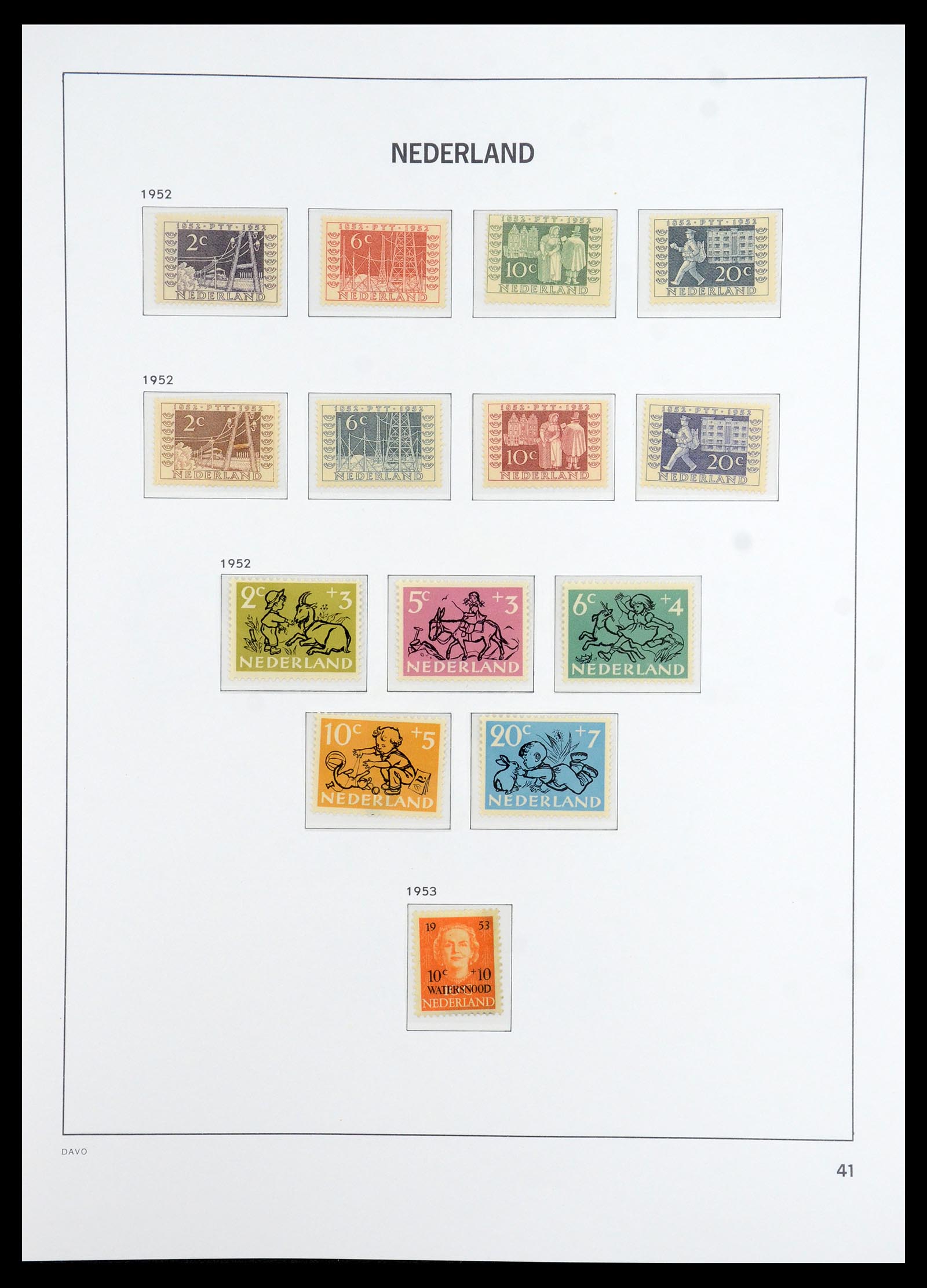 36327 049 - Postzegelverzameling 36327 Nederland 1852-1969.