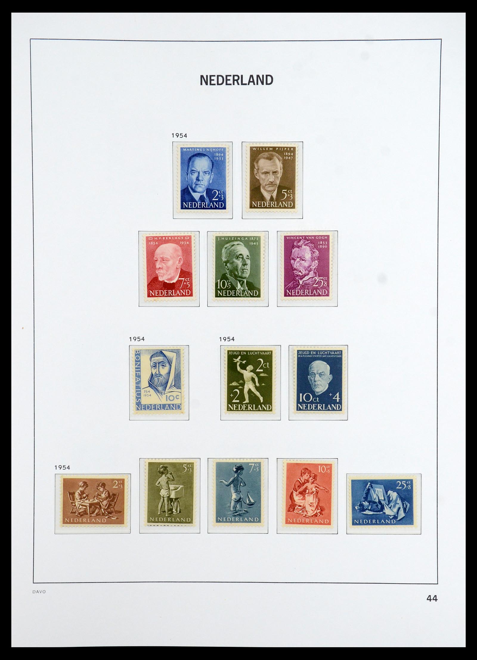 36327 052 - Postzegelverzameling 36327 Nederland 1852-1969.