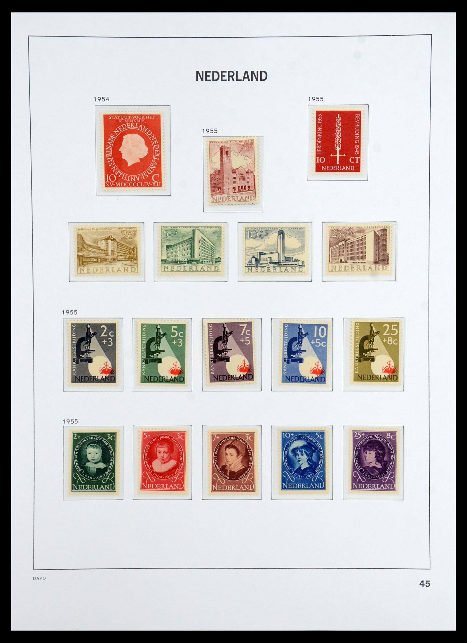 36327 053 - Postzegelverzameling 36327 Nederland 1852-1969.