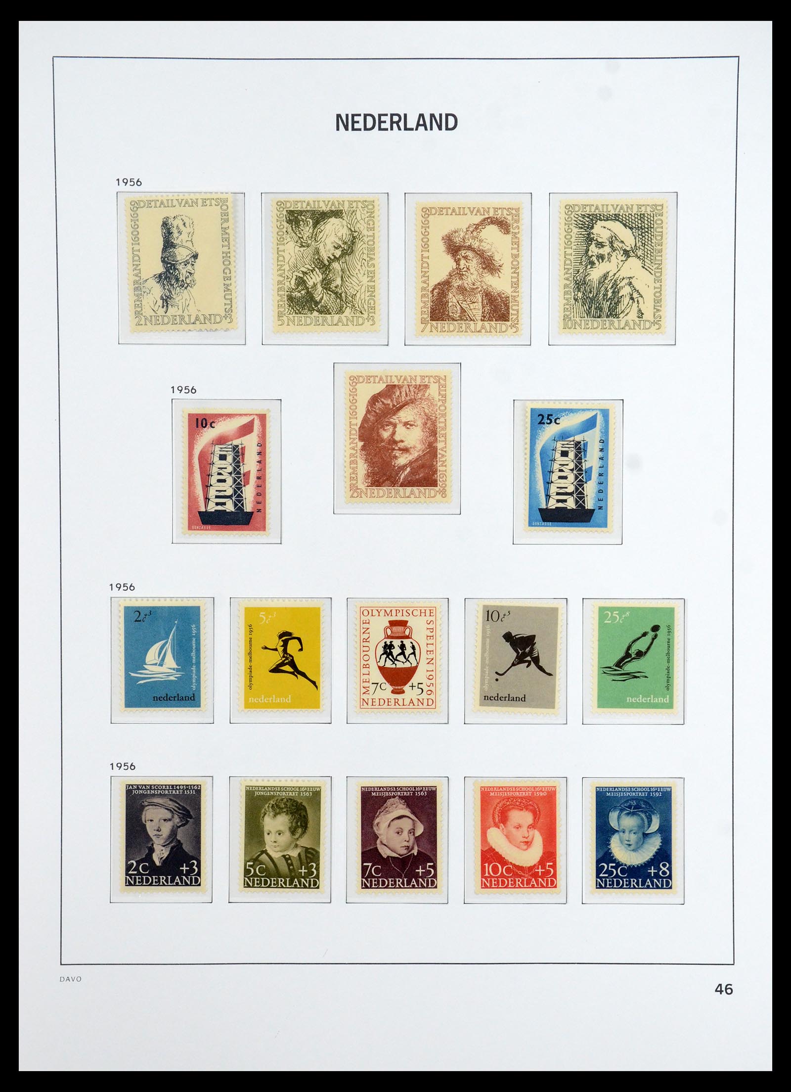 36327 054 - Postzegelverzameling 36327 Nederland 1852-1969.