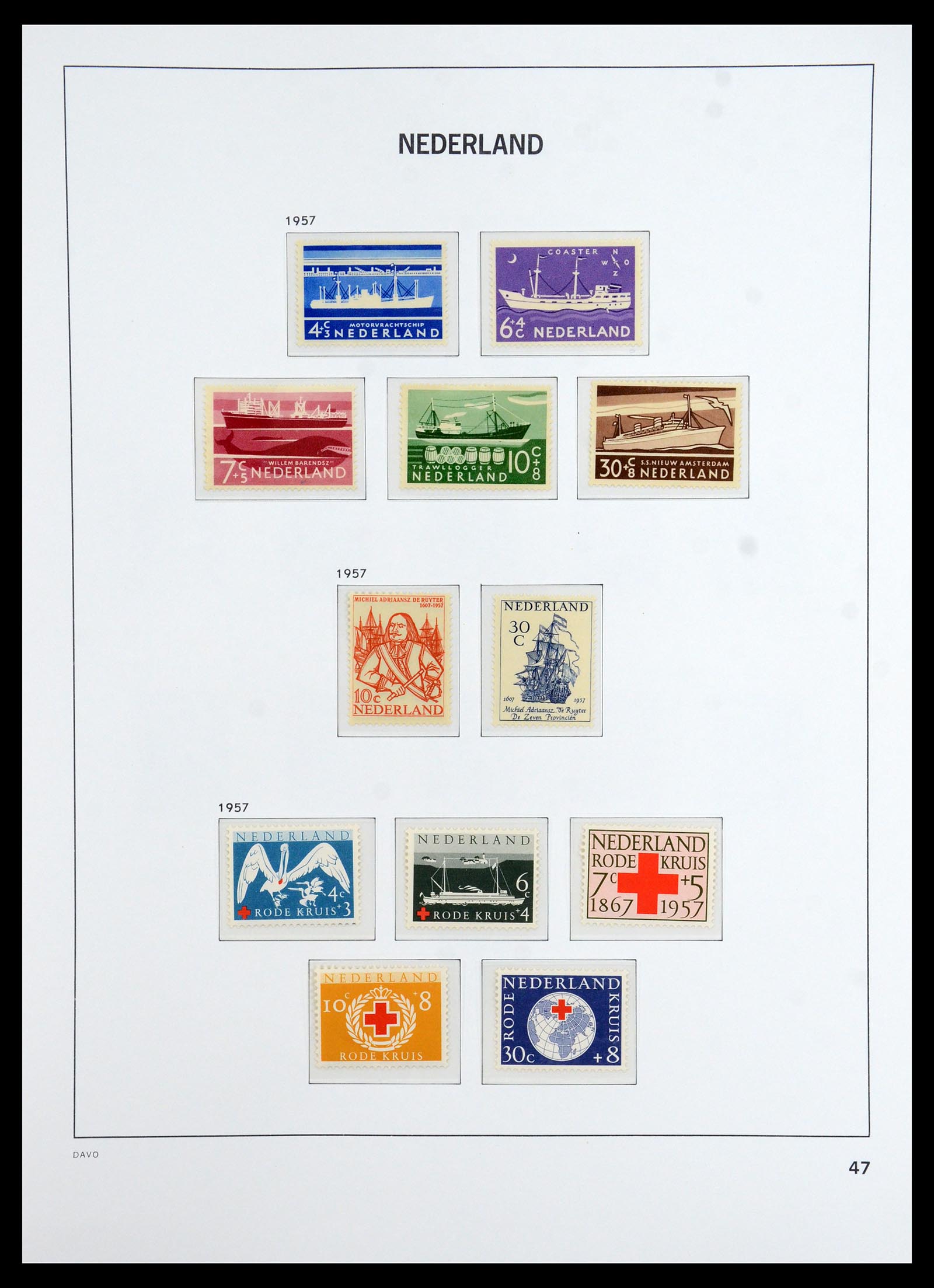 36327 055 - Postzegelverzameling 36327 Nederland 1852-1969.