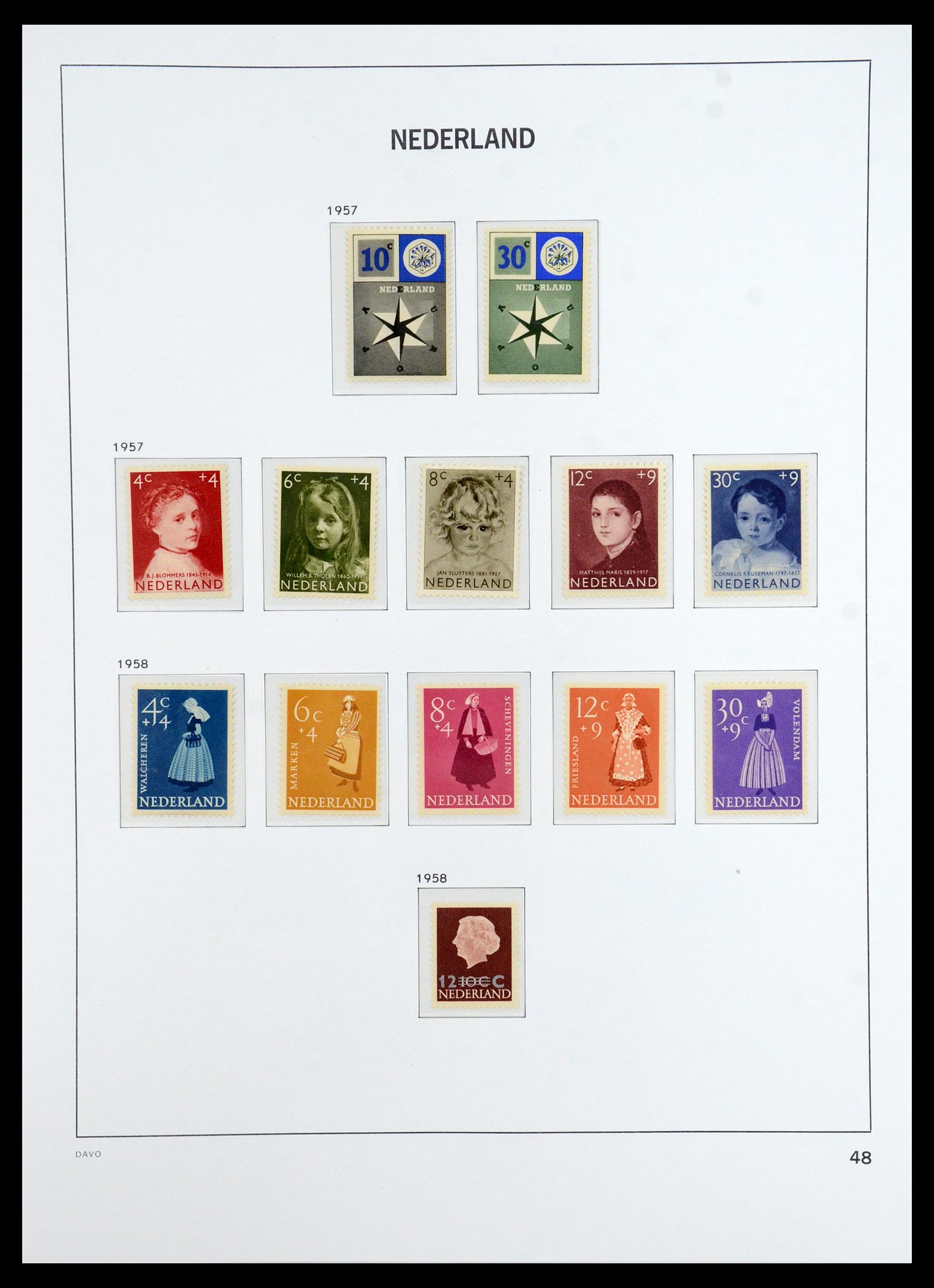 36327 056 - Postzegelverzameling 36327 Nederland 1852-1969.