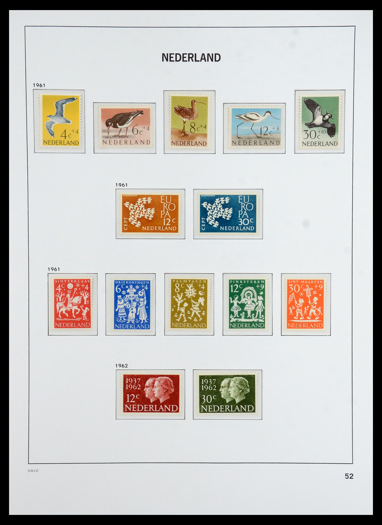 36327 060 - Postzegelverzameling 36327 Nederland 1852-1969.