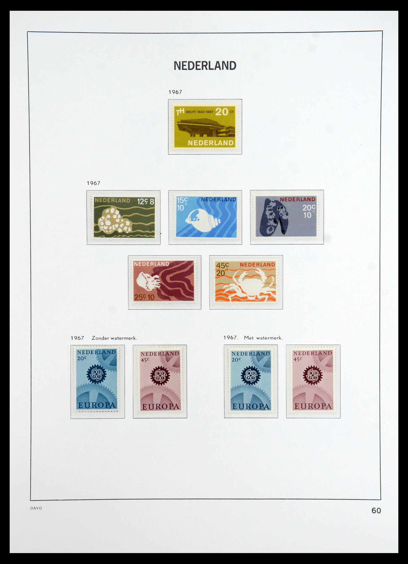 36327 068 - Postzegelverzameling 36327 Nederland 1852-1969.
