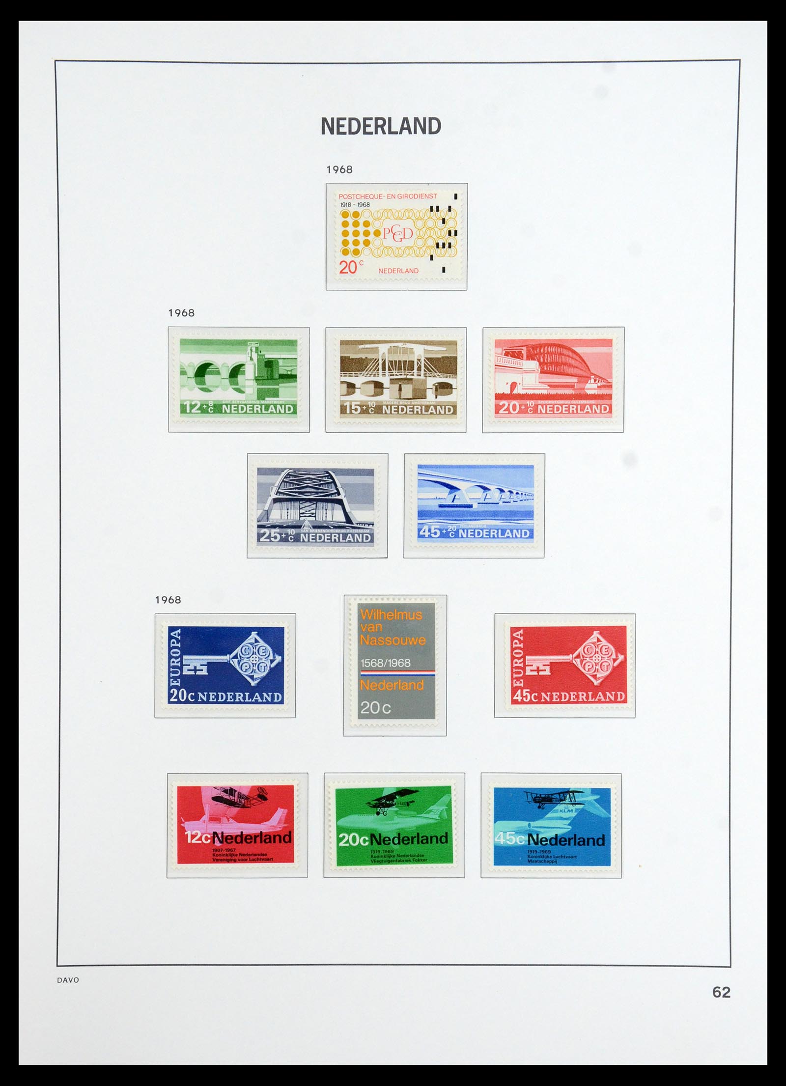 36327 070 - Postzegelverzameling 36327 Nederland 1852-1969.