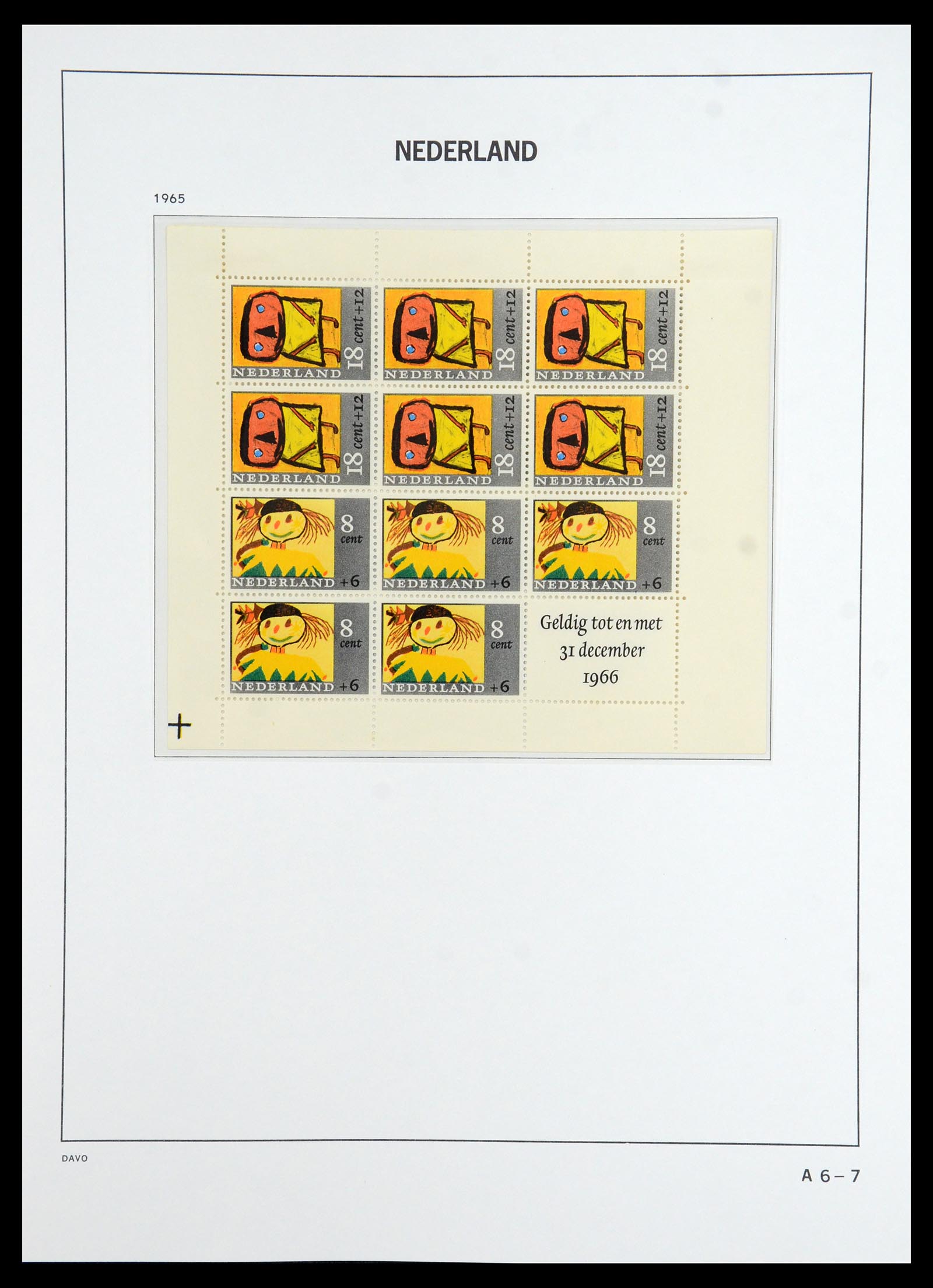 36327 073 - Postzegelverzameling 36327 Nederland 1852-1969.