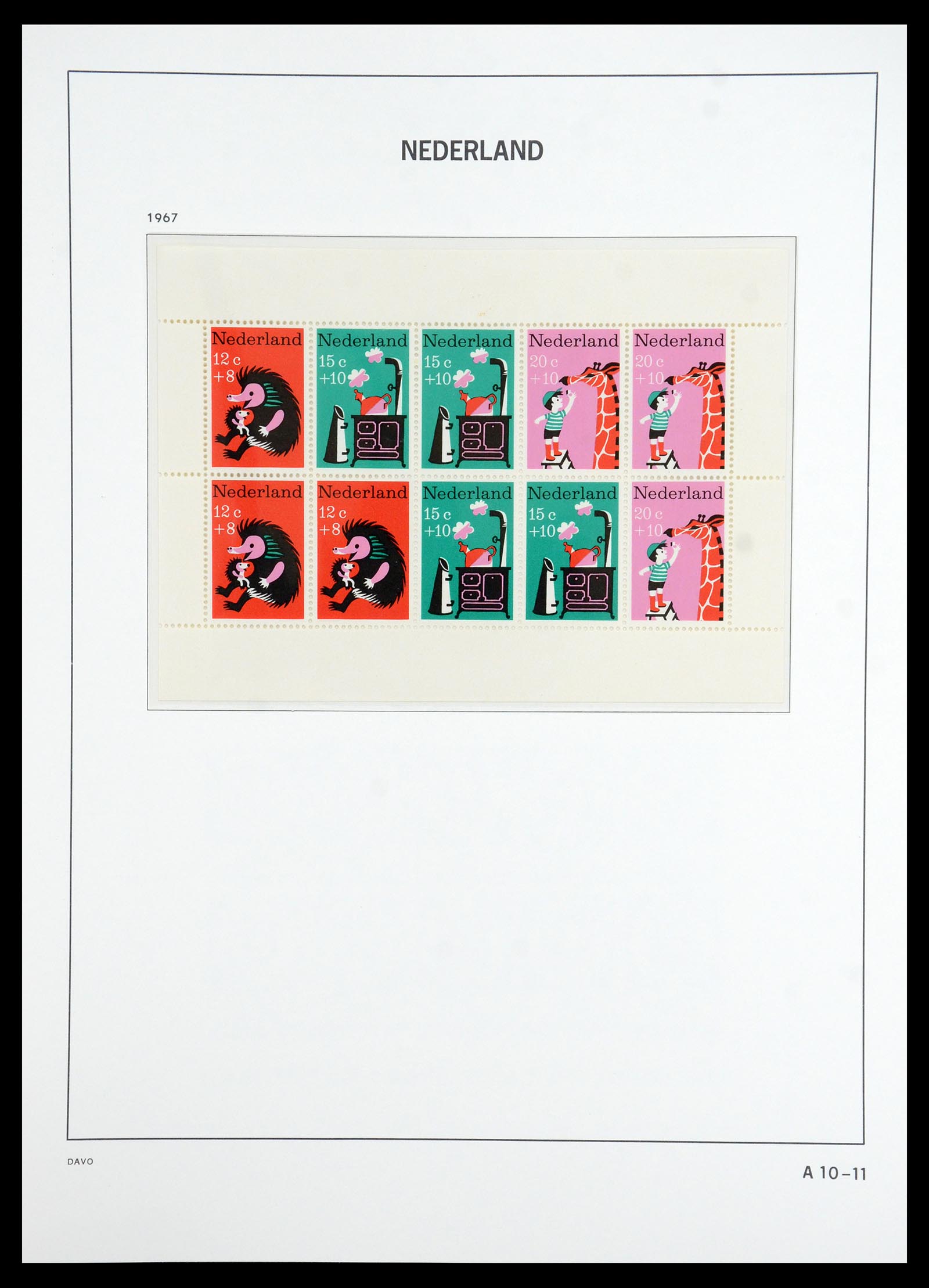 36327 075 - Postzegelverzameling 36327 Nederland 1852-1969.