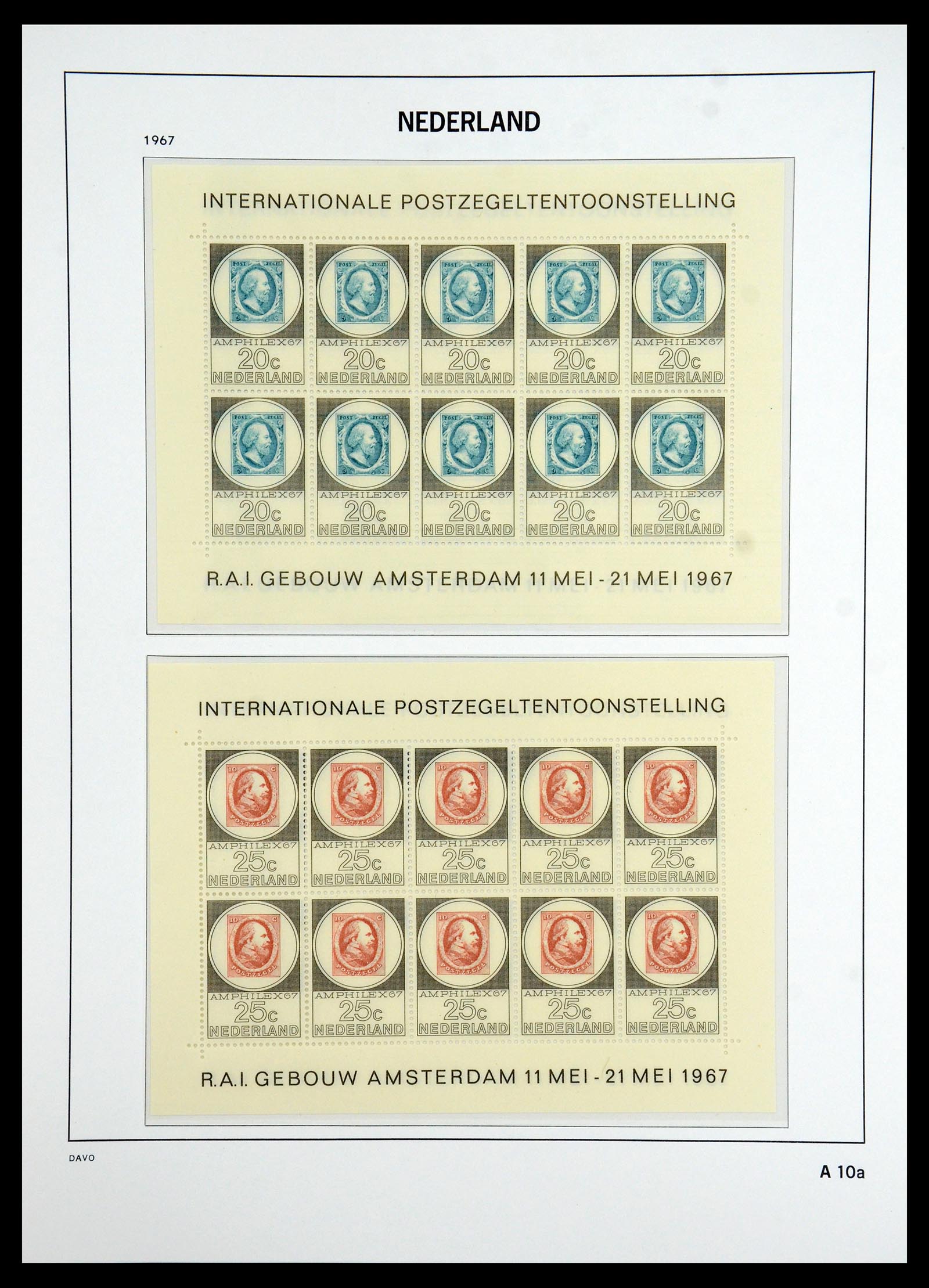 36327 076 - Postzegelverzameling 36327 Nederland 1852-1969.