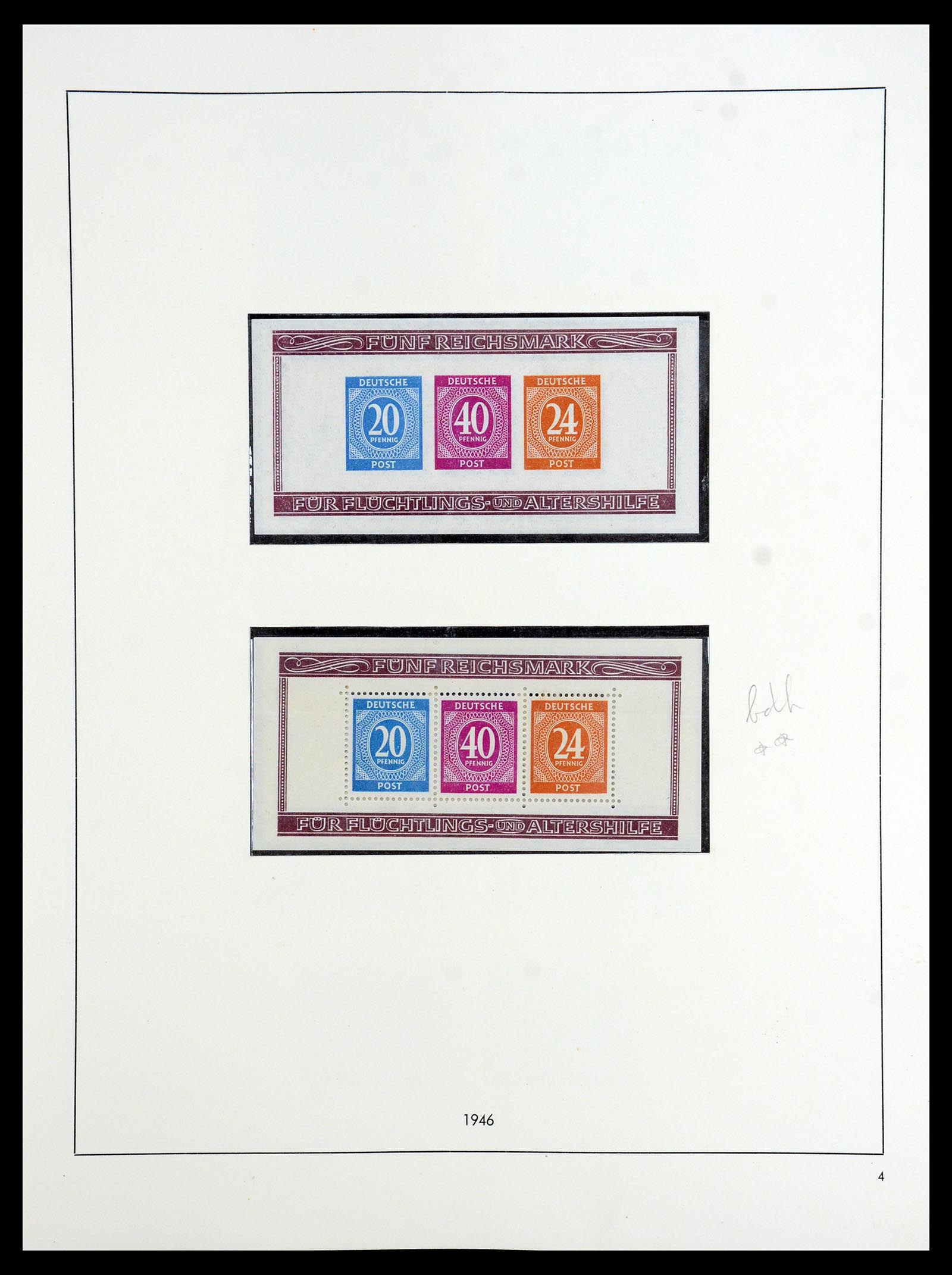 36344 004 - Stamp collection 36344 German Zones 1945-1949.
