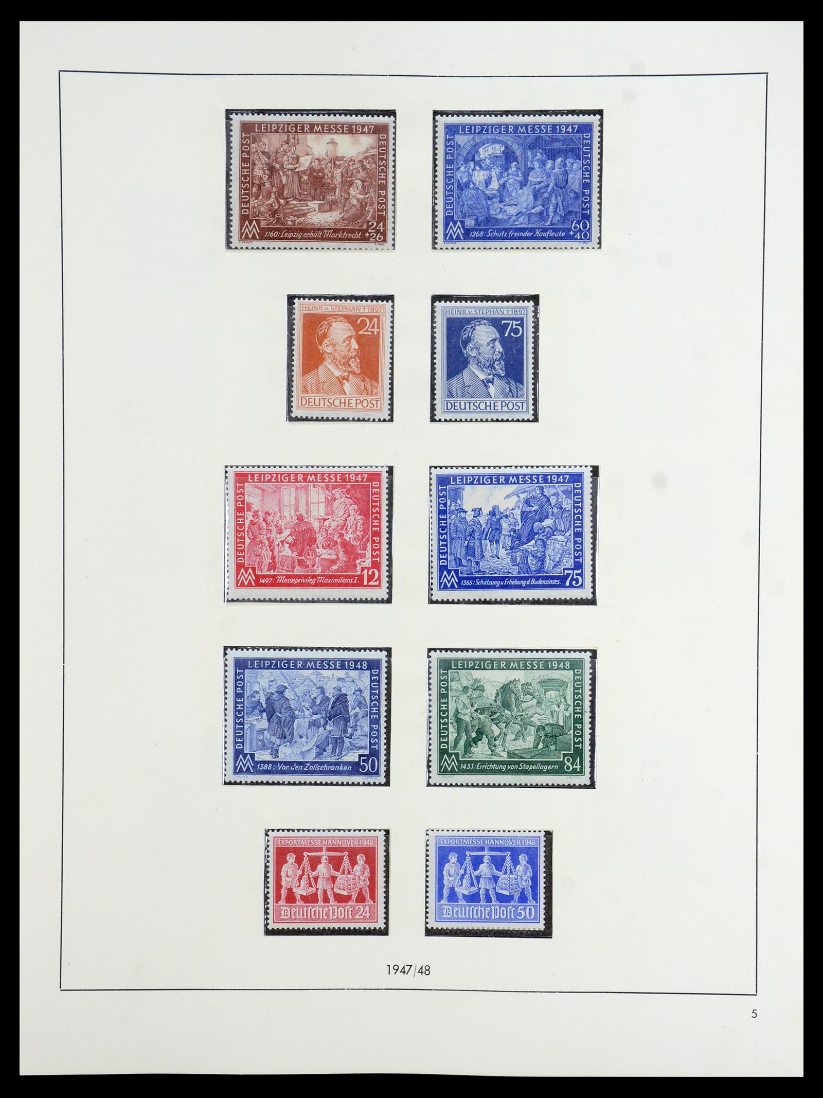 36344 005 - Stamp collection 36344 German Zones 1945-1949.