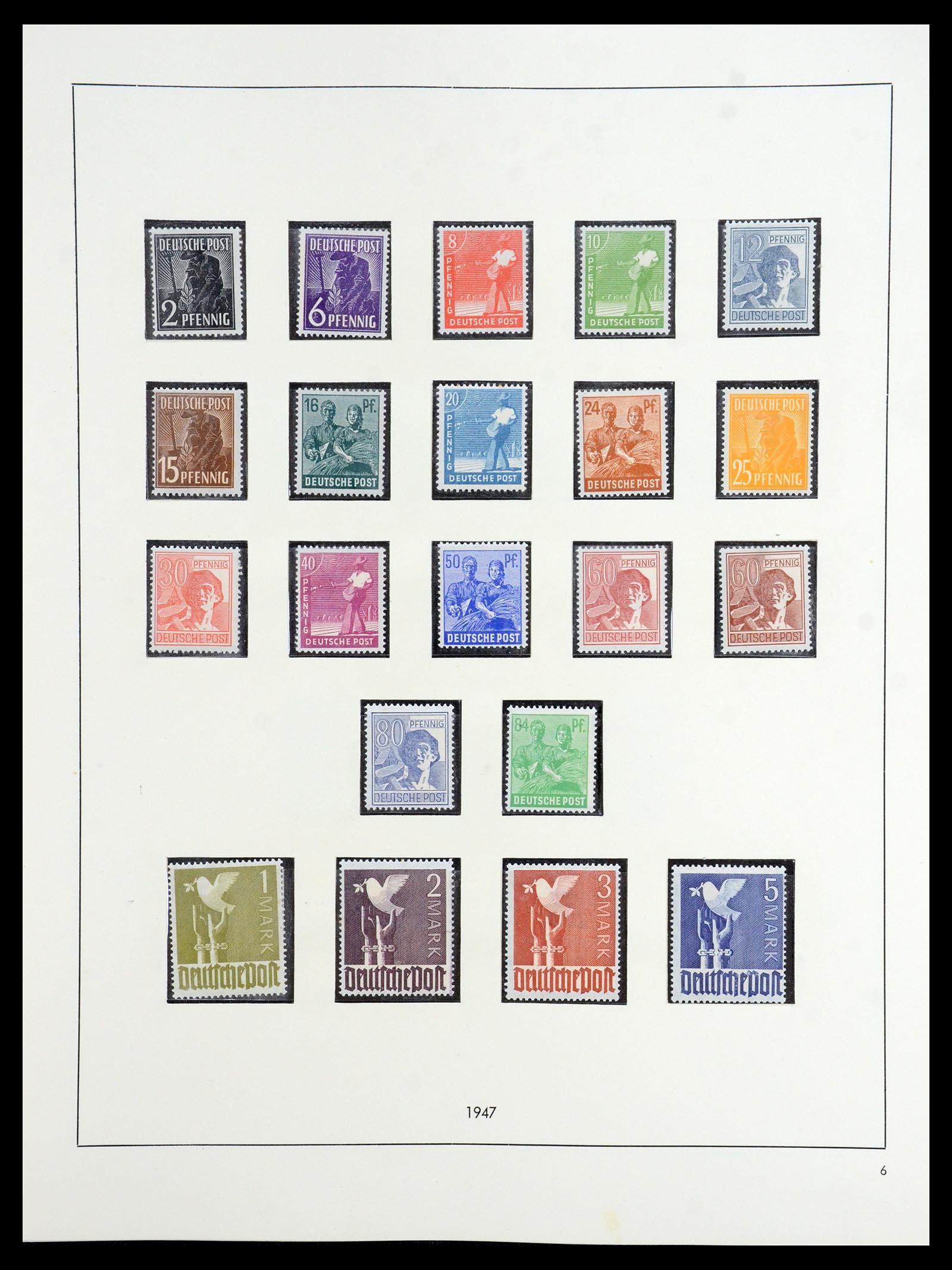 36344 006 - Postzegelverzameling 36344 Duitse Zones 1945-1949.