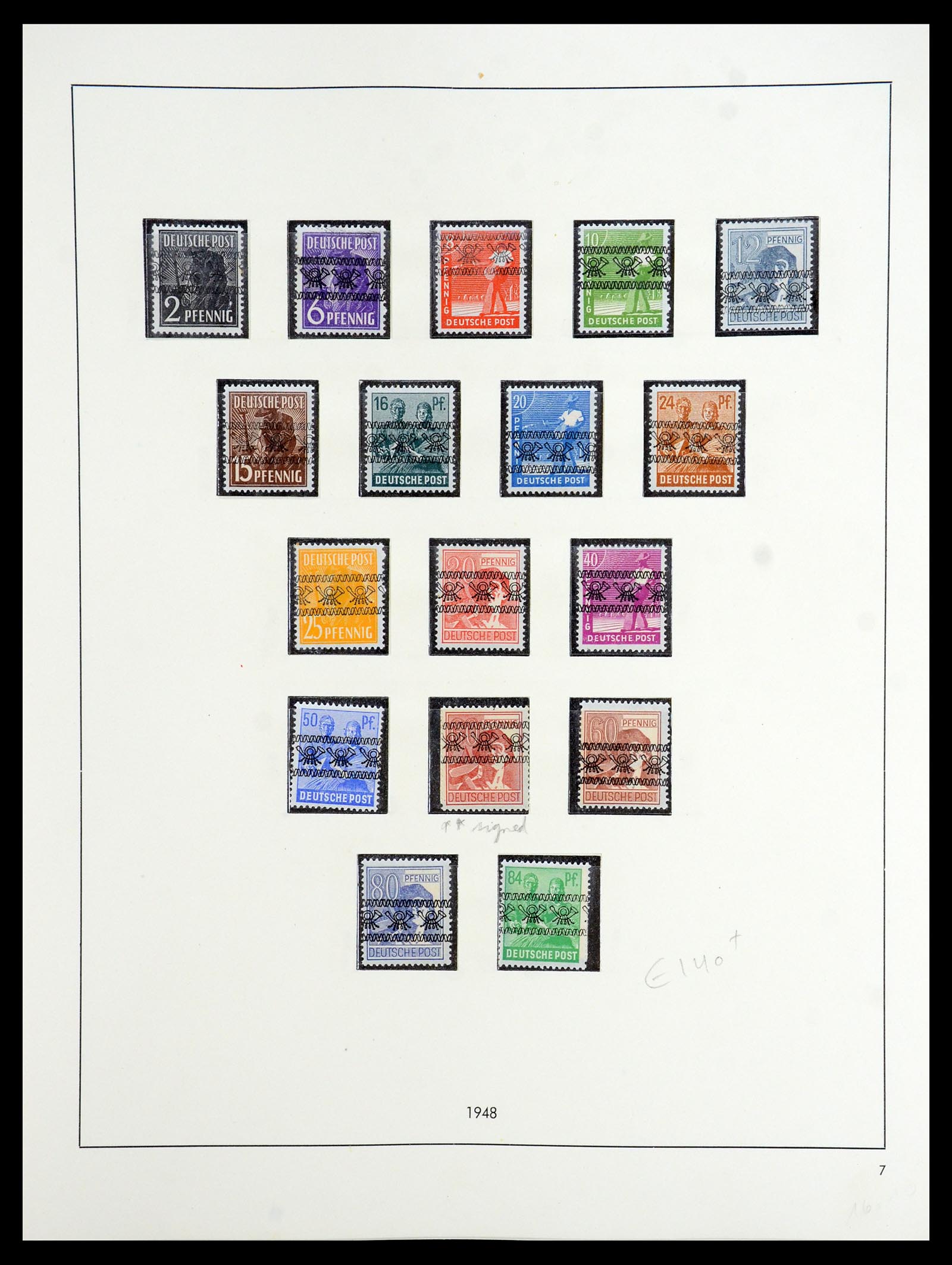 36344 007 - Postzegelverzameling 36344 Duitse Zones 1945-1949.