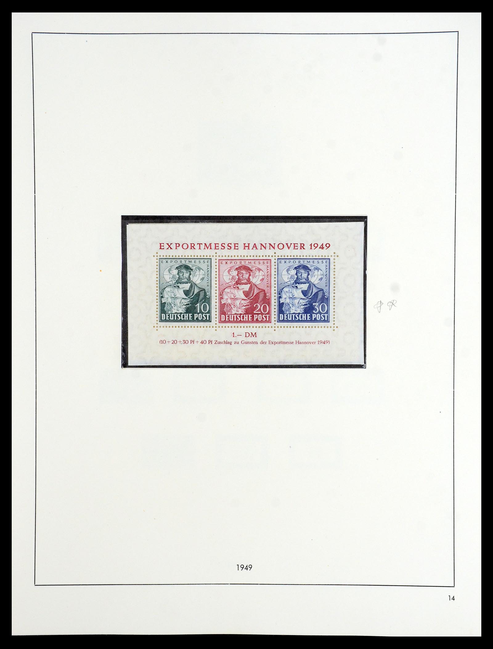 36344 014 - Stamp collection 36344 German Zones 1945-1949.