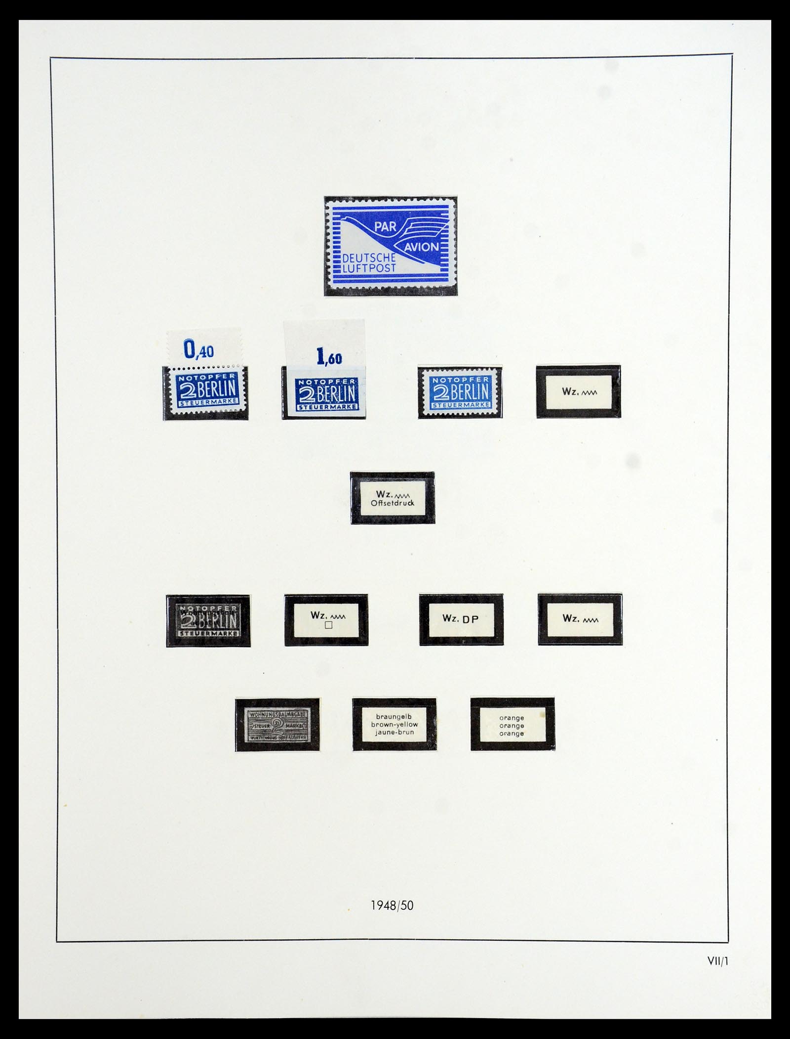 36344 015 - Stamp collection 36344 German Zones 1945-1949.