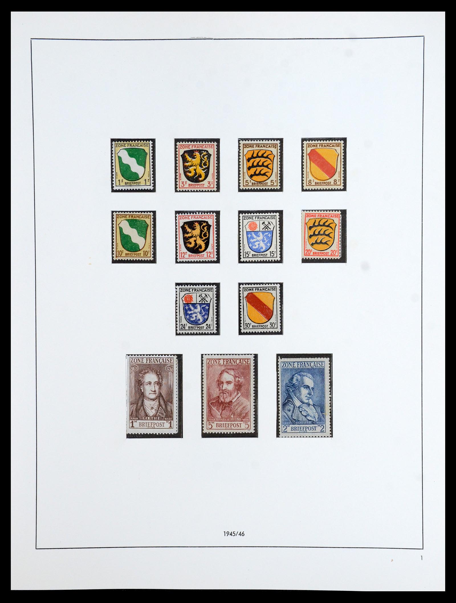 36344 016 - Postzegelverzameling 36344 Duitse Zones 1945-1949.