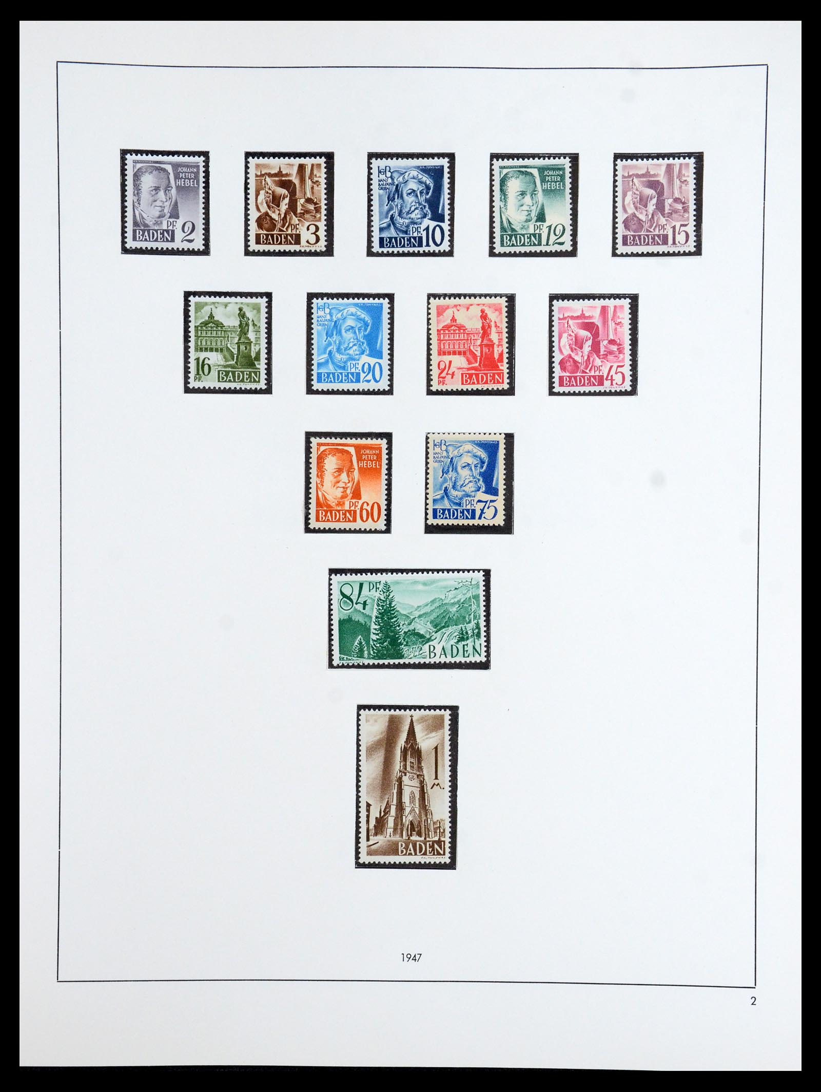 36344 017 - Stamp collection 36344 German Zones 1945-1949.