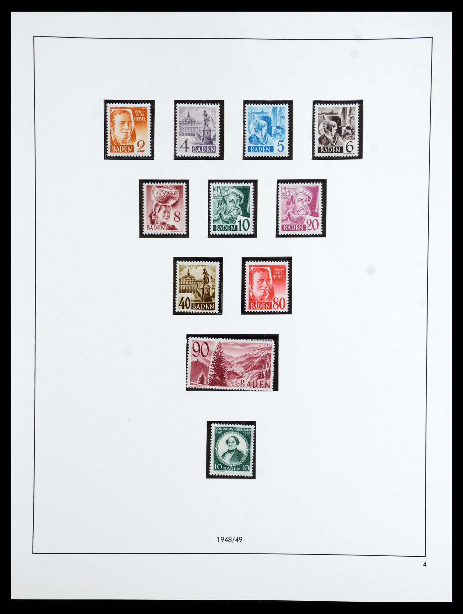 36344 019 - Stamp collection 36344 German Zones 1945-1949.