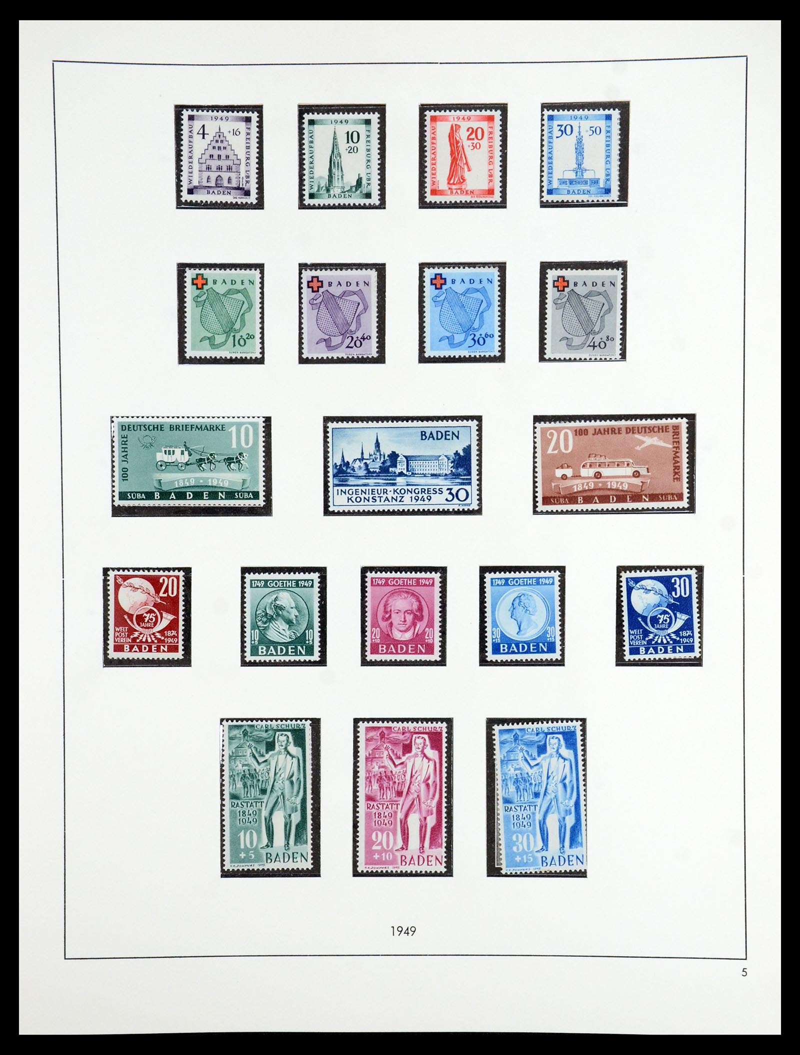36344 020 - Stamp collection 36344 German Zones 1945-1949.