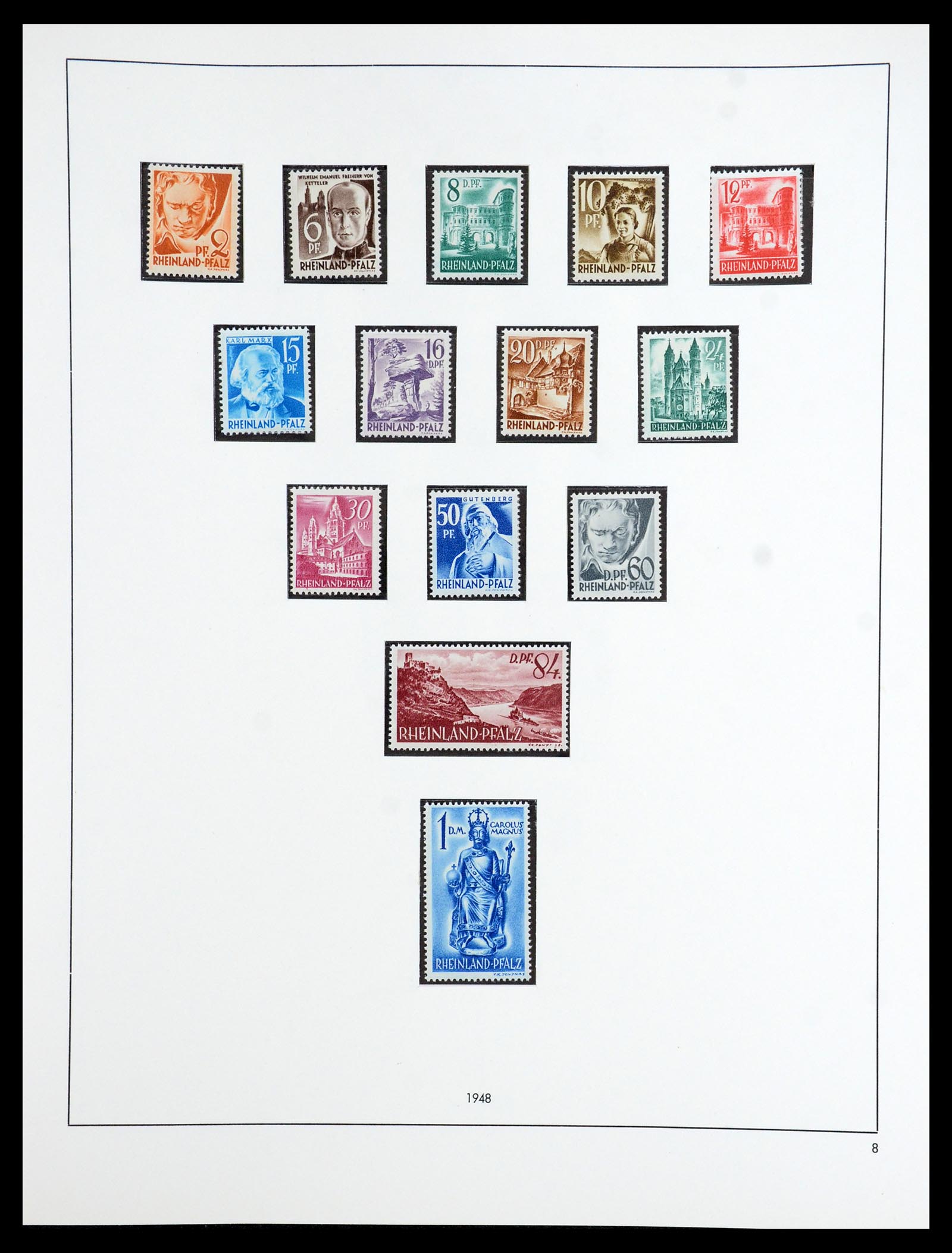 36344 023 - Stamp collection 36344 German Zones 1945-1949.