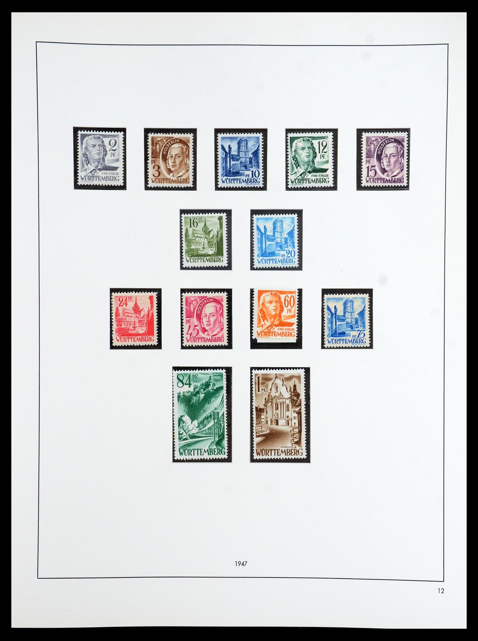 36344 027 - Stamp collection 36344 German Zones 1945-1949.