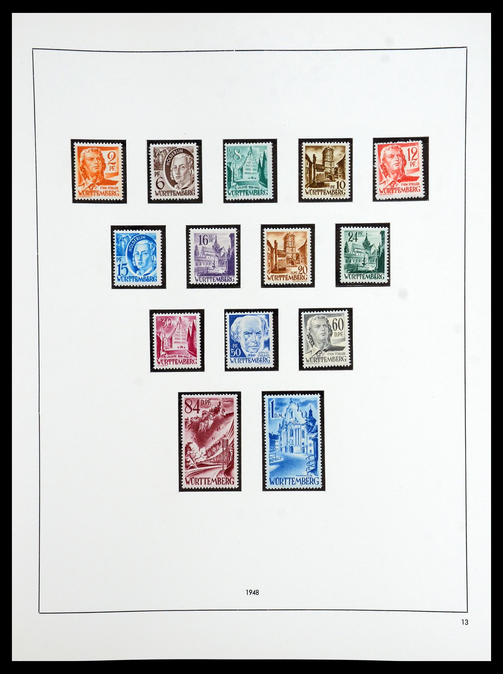 36344 028 - Postzegelverzameling 36344 Duitse Zones 1945-1949.