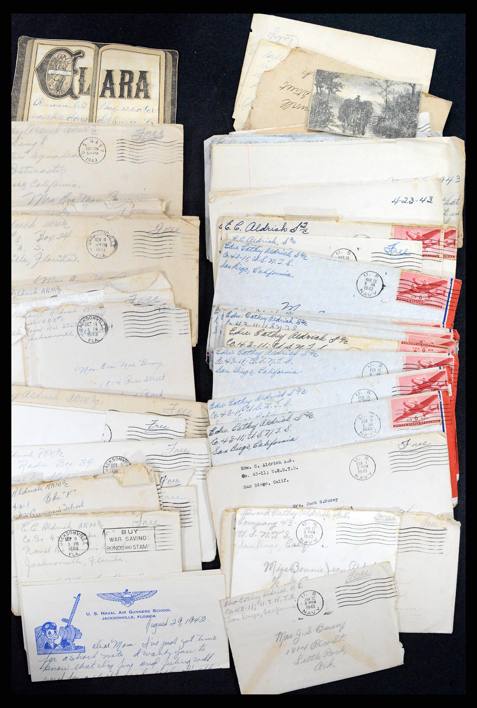 36349 003 - Postzegelverzameling 36349 Wereld brieven en FDC's 1870-2000.
