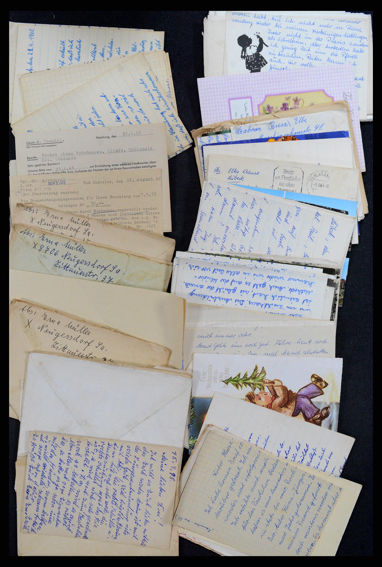 36349 012 - Postzegelverzameling 36349 Wereld brieven en FDC's 1870-2000.