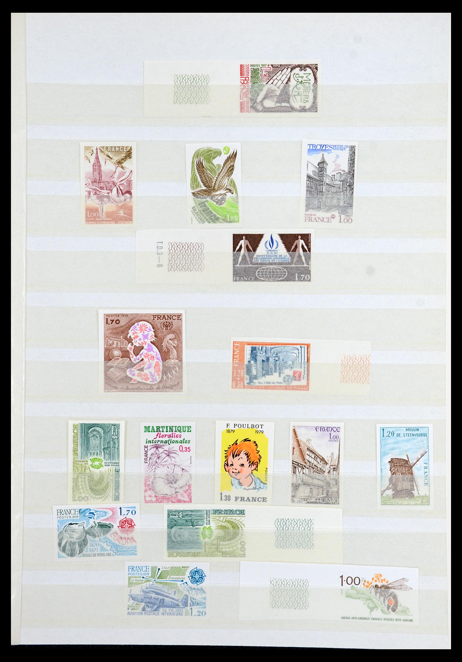 36350 005 - Postzegelverzameling 36350 Frankrijk ONGETAND 1944-1996.