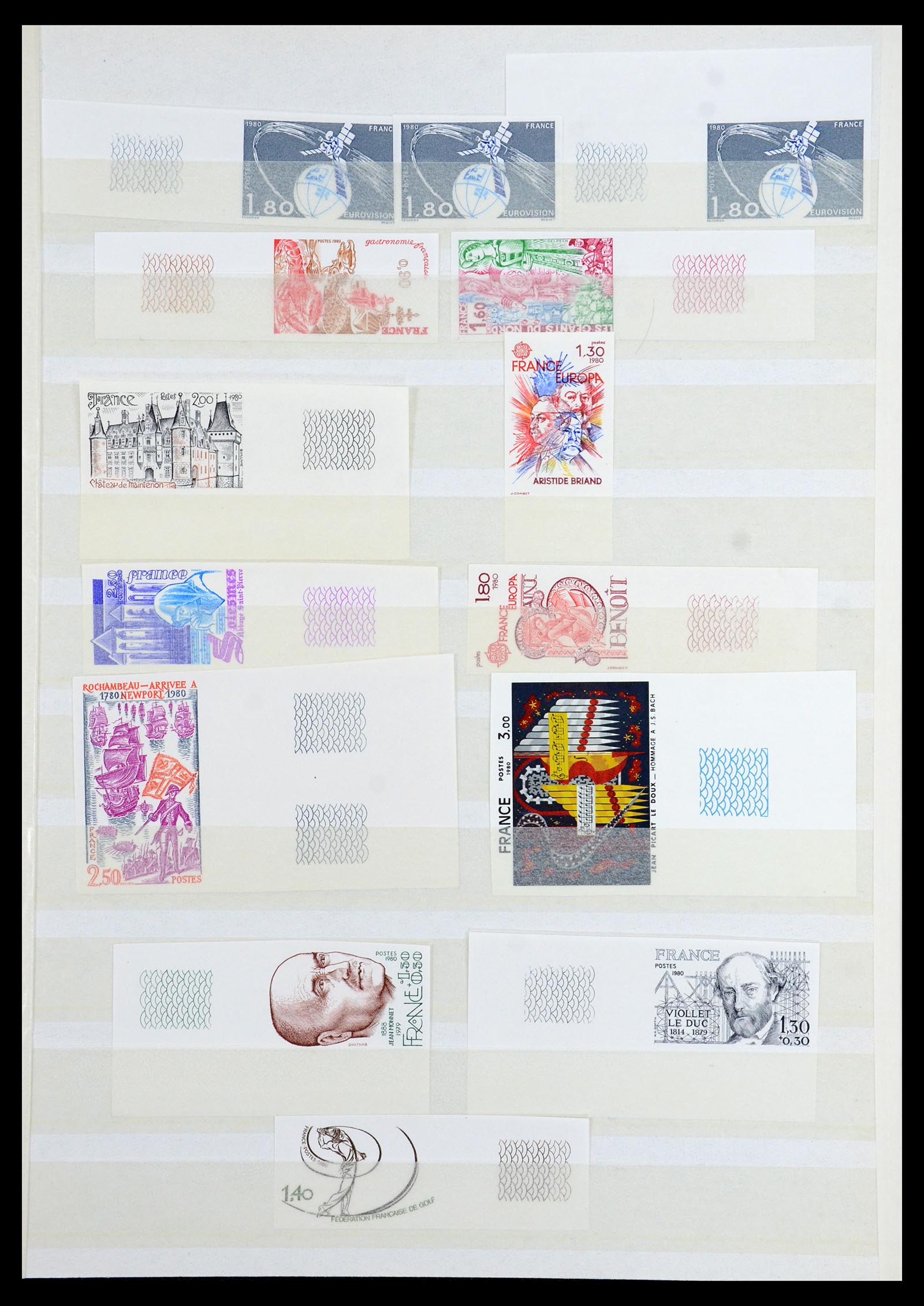 36350 007 - Postzegelverzameling 36350 Frankrijk ONGETAND 1944-1996.