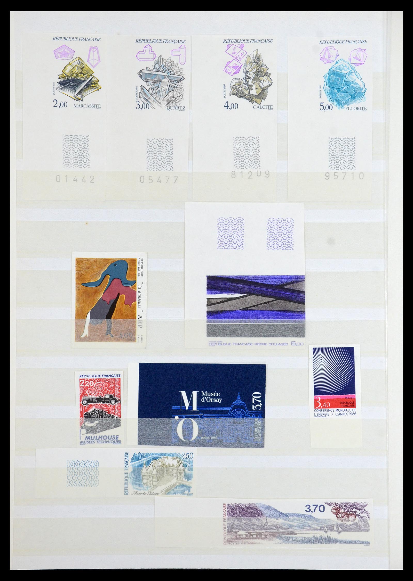 36350 018 - Postzegelverzameling 36350 Frankrijk ONGETAND 1944-1996.
