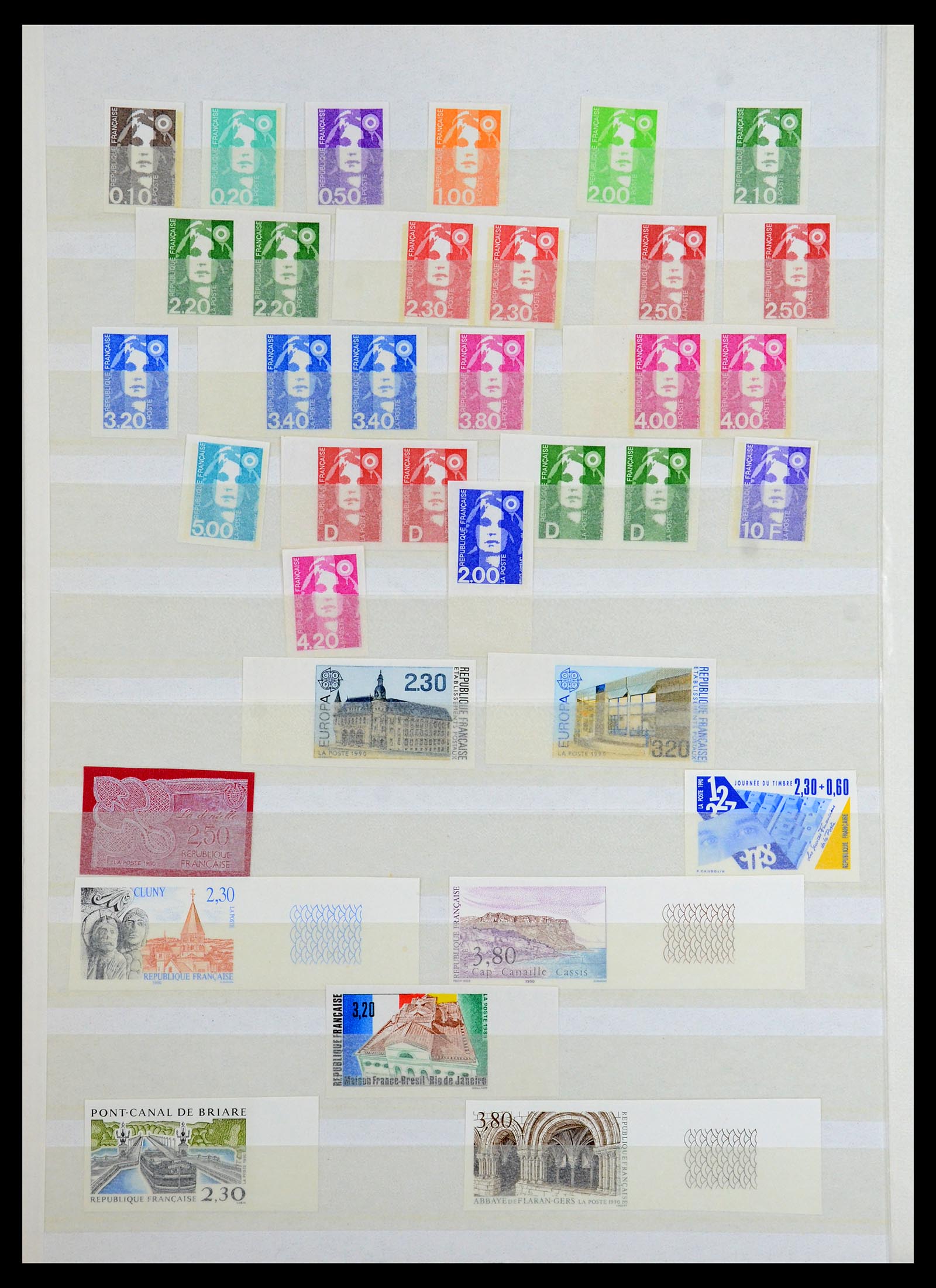 36350 024 - Postzegelverzameling 36350 Frankrijk ONGETAND 1944-1996.