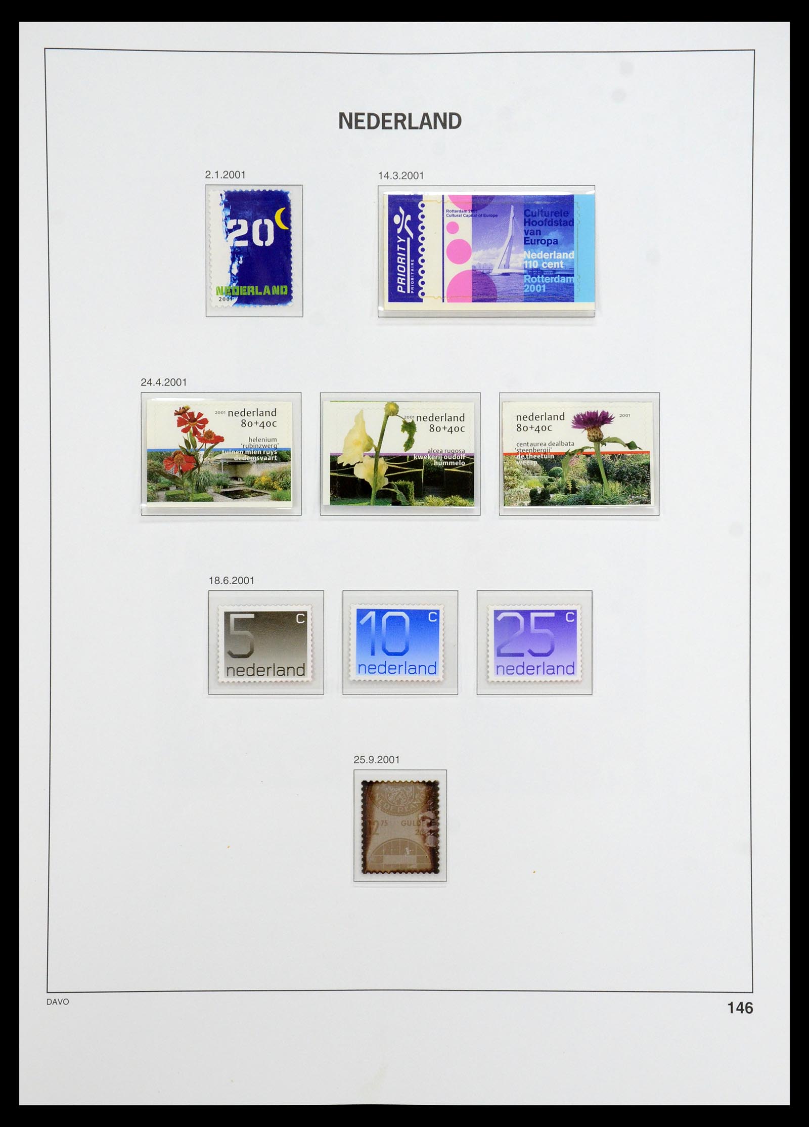 36351 001 - Postzegelverzameling 36351 Nederland 2001-2020!
