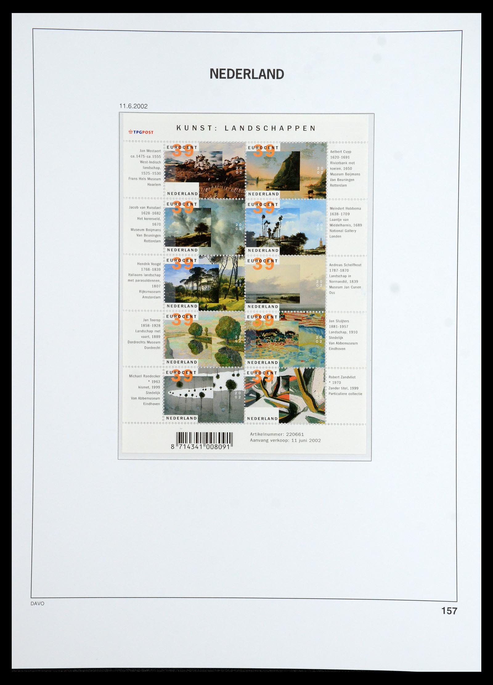 36351 012 - Postzegelverzameling 36351 Nederland 2001-2020!