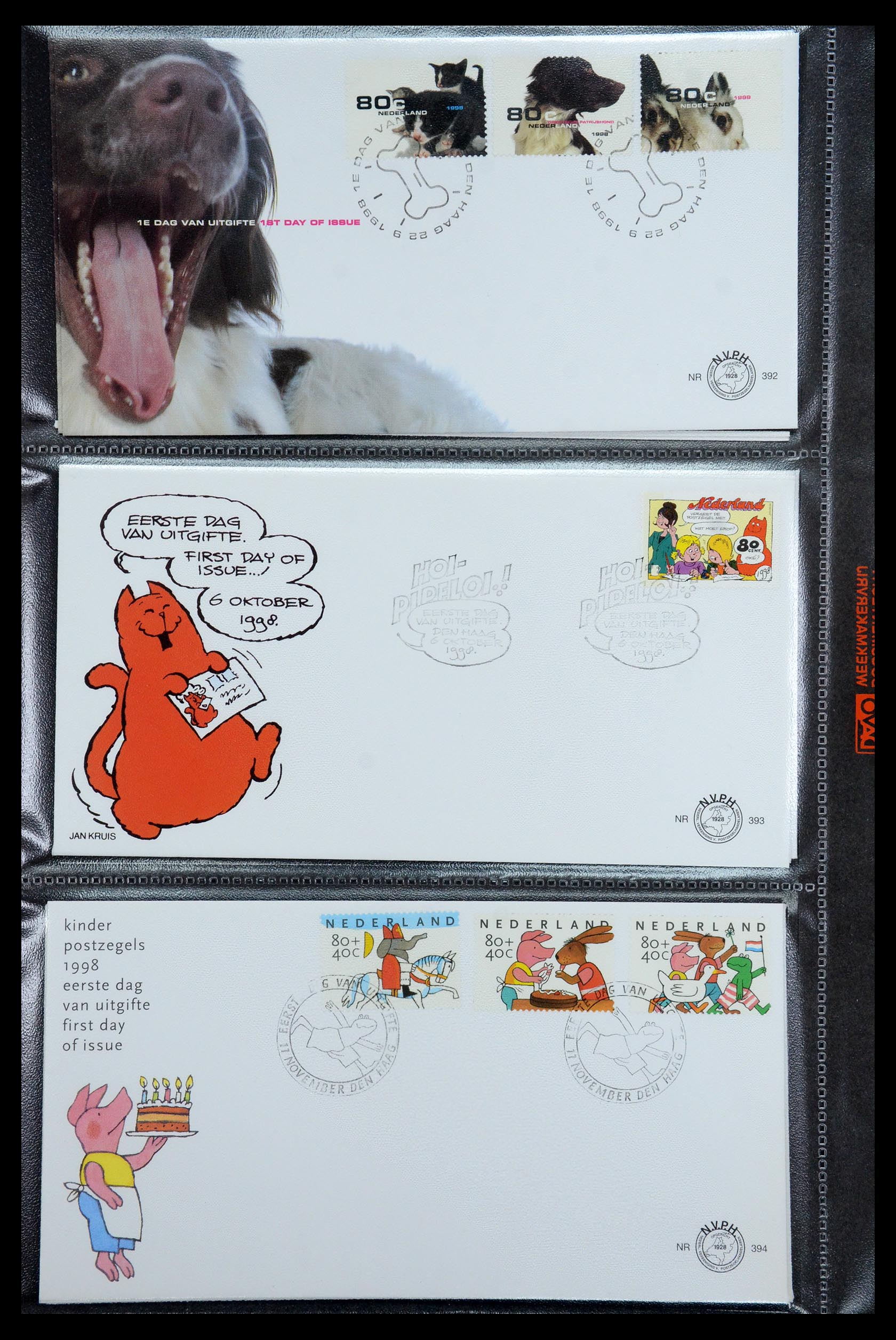 36353 002 - Postzegelverzameling 36353 Nederland FDC's 1994-2016.