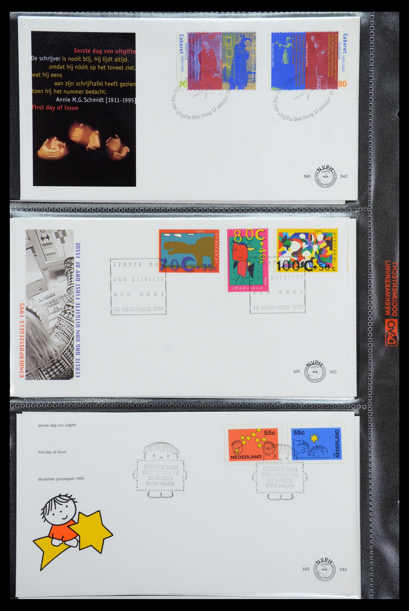 36353 008 - Stamp collection 36353 Netherlands FDC's 1994-2016.
