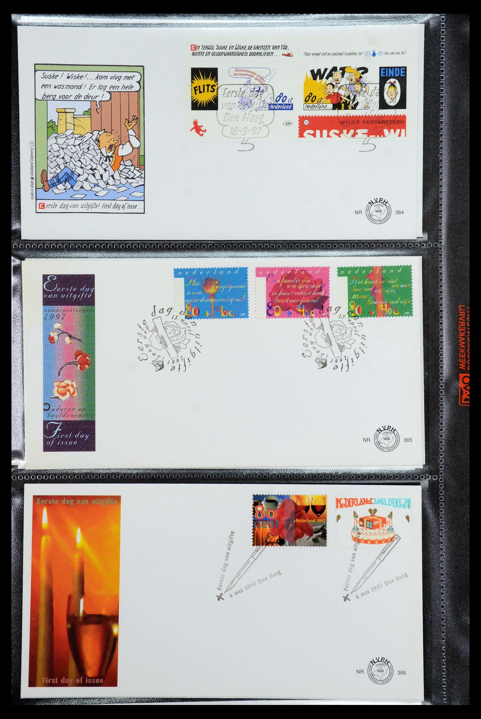 36353 016 - Postzegelverzameling 36353 Nederland FDC's 1994-2016.