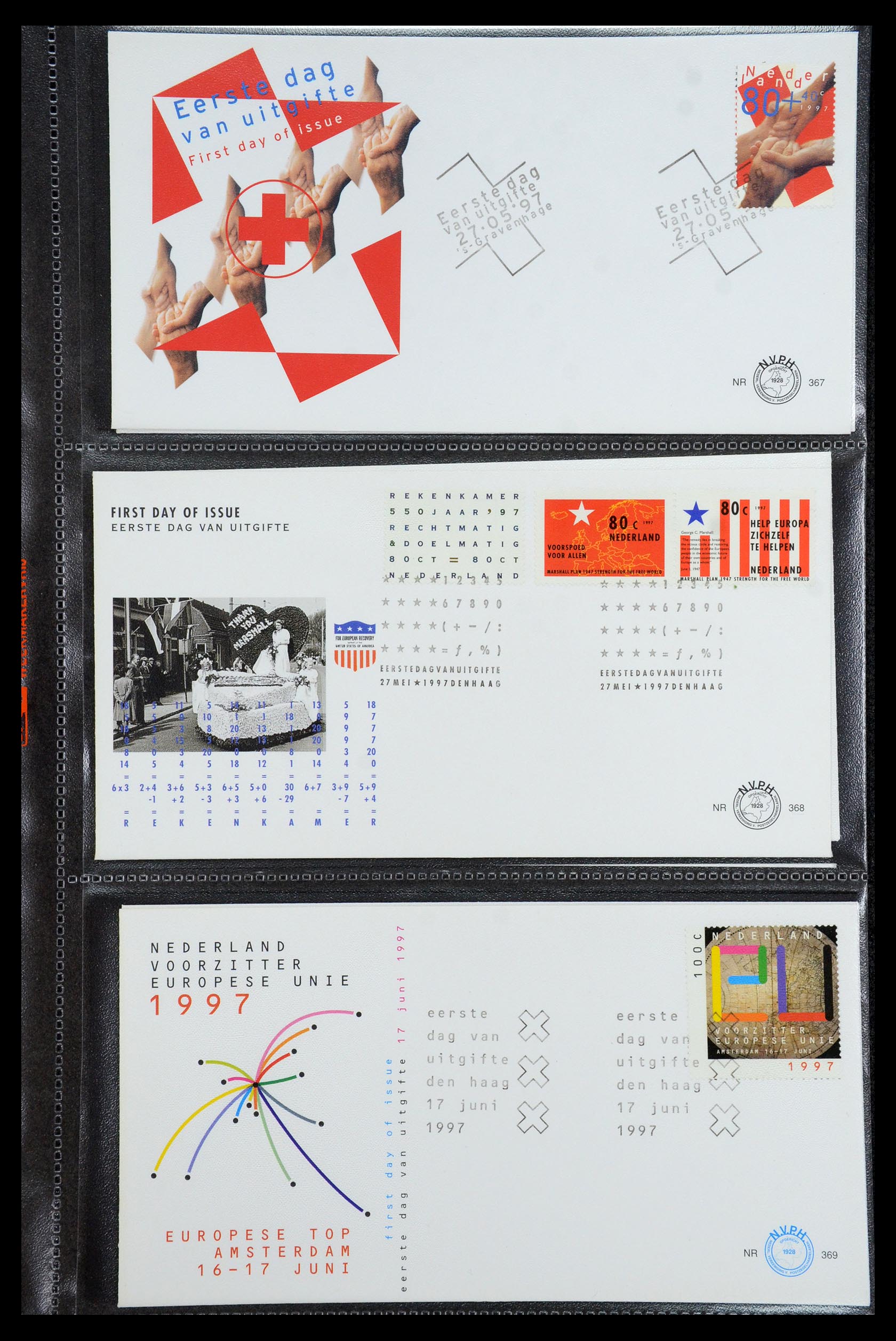 36353 017 - Postzegelverzameling 36353 Nederland FDC's 1994-2016.