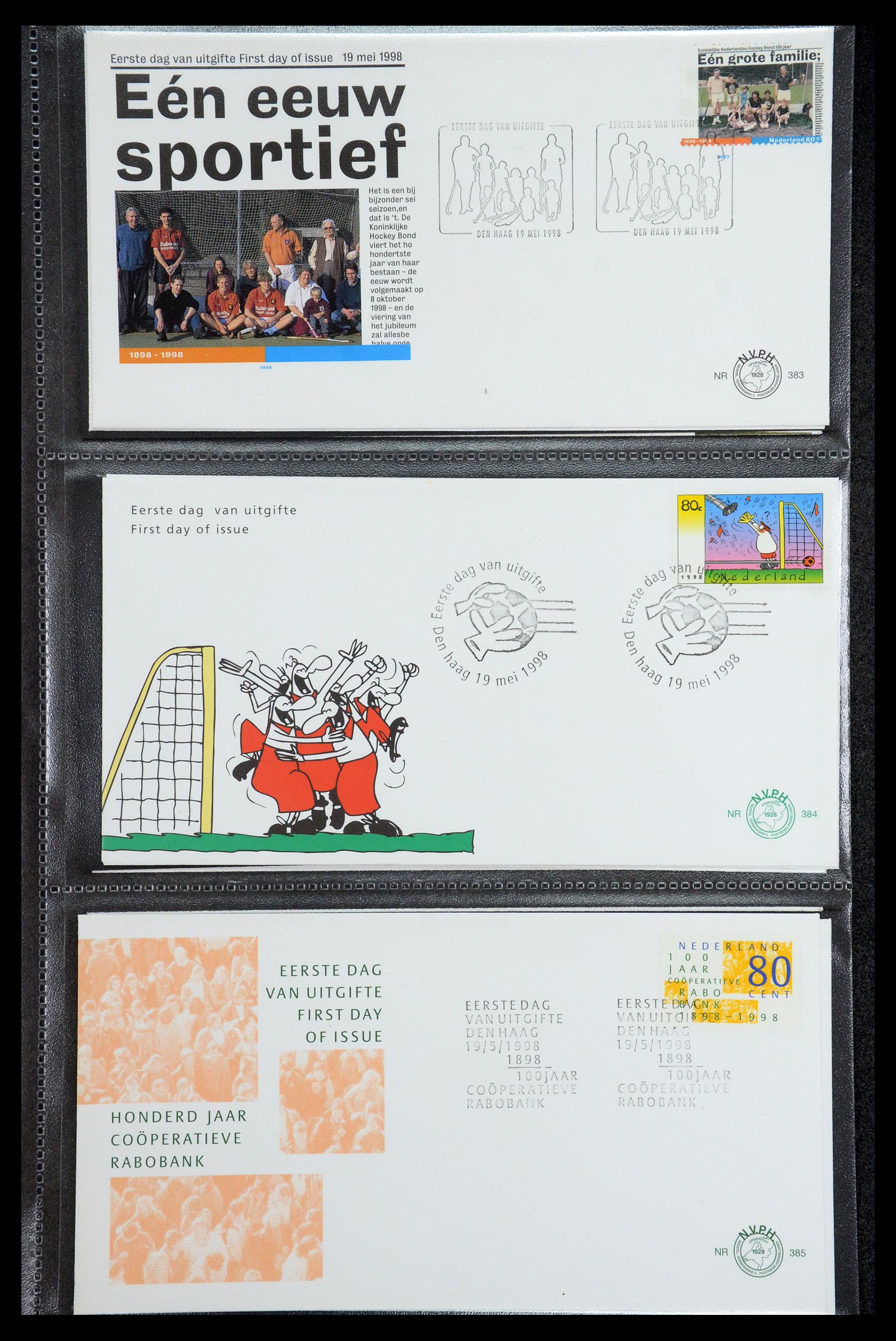 36353 023 - Postzegelverzameling 36353 Nederland FDC's 1994-2016.