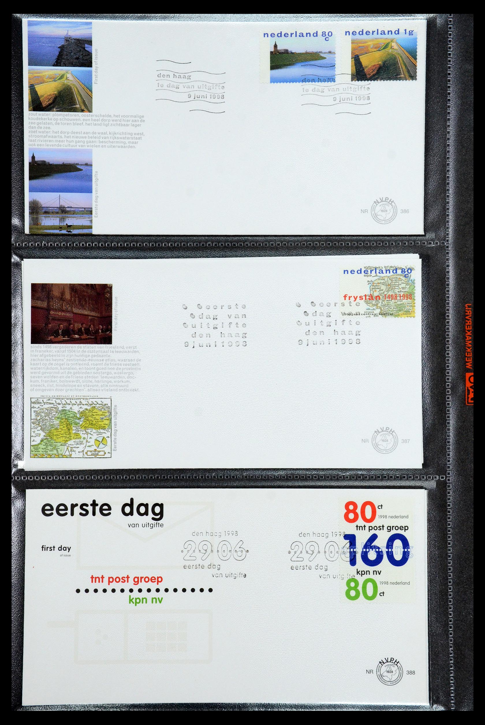 36353 024 - Postzegelverzameling 36353 Nederland FDC's 1994-2016.