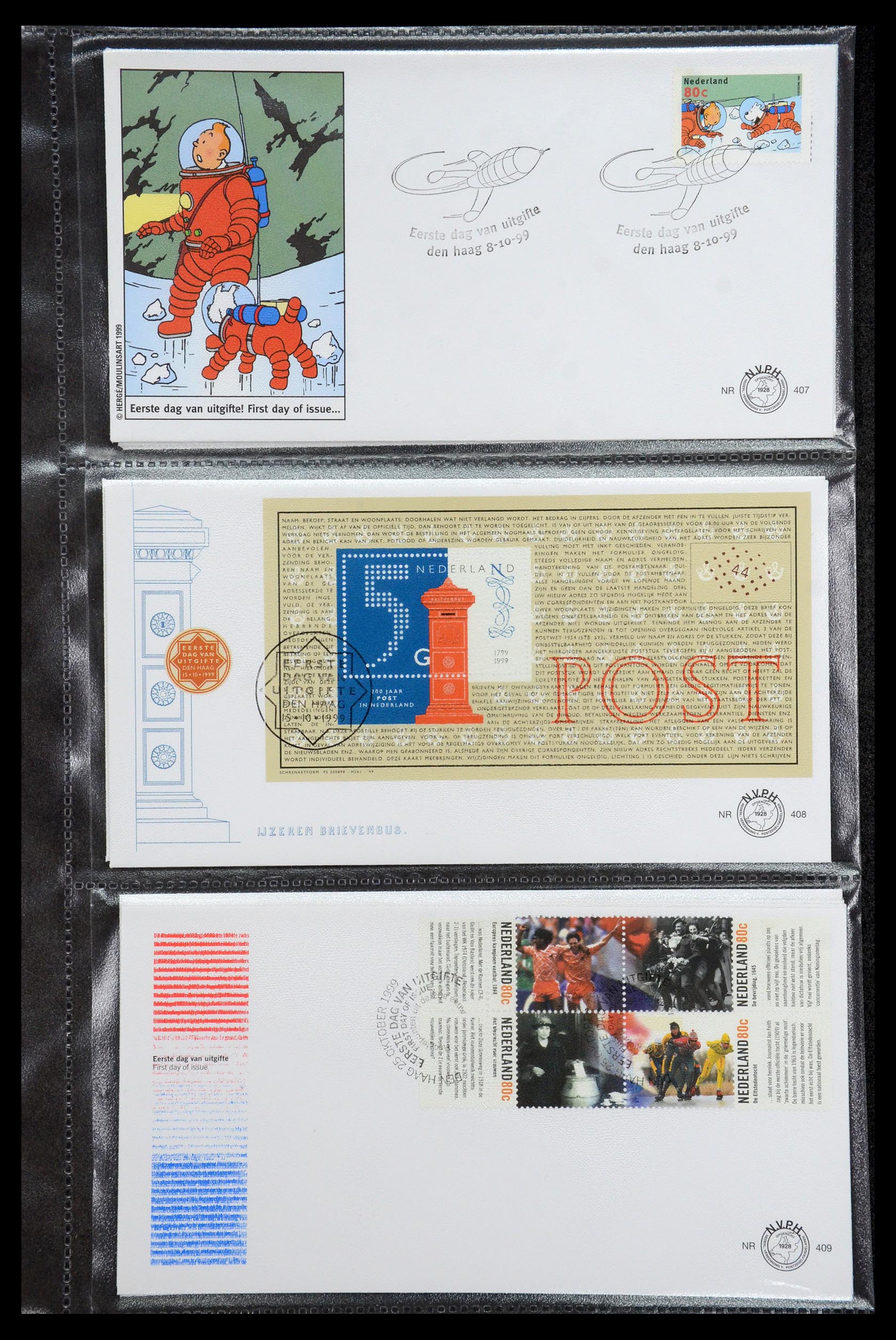 36353 029 - Postzegelverzameling 36353 Nederland FDC's 1994-2016.
