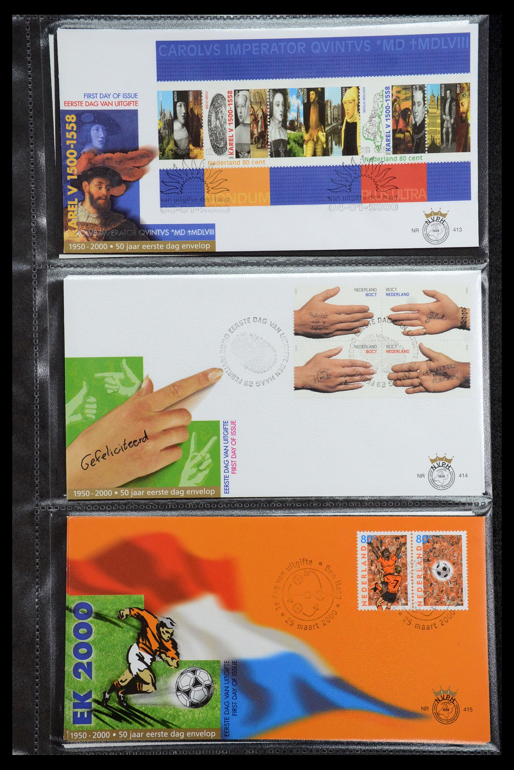 36353 031 - Postzegelverzameling 36353 Nederland FDC's 1994-2016.