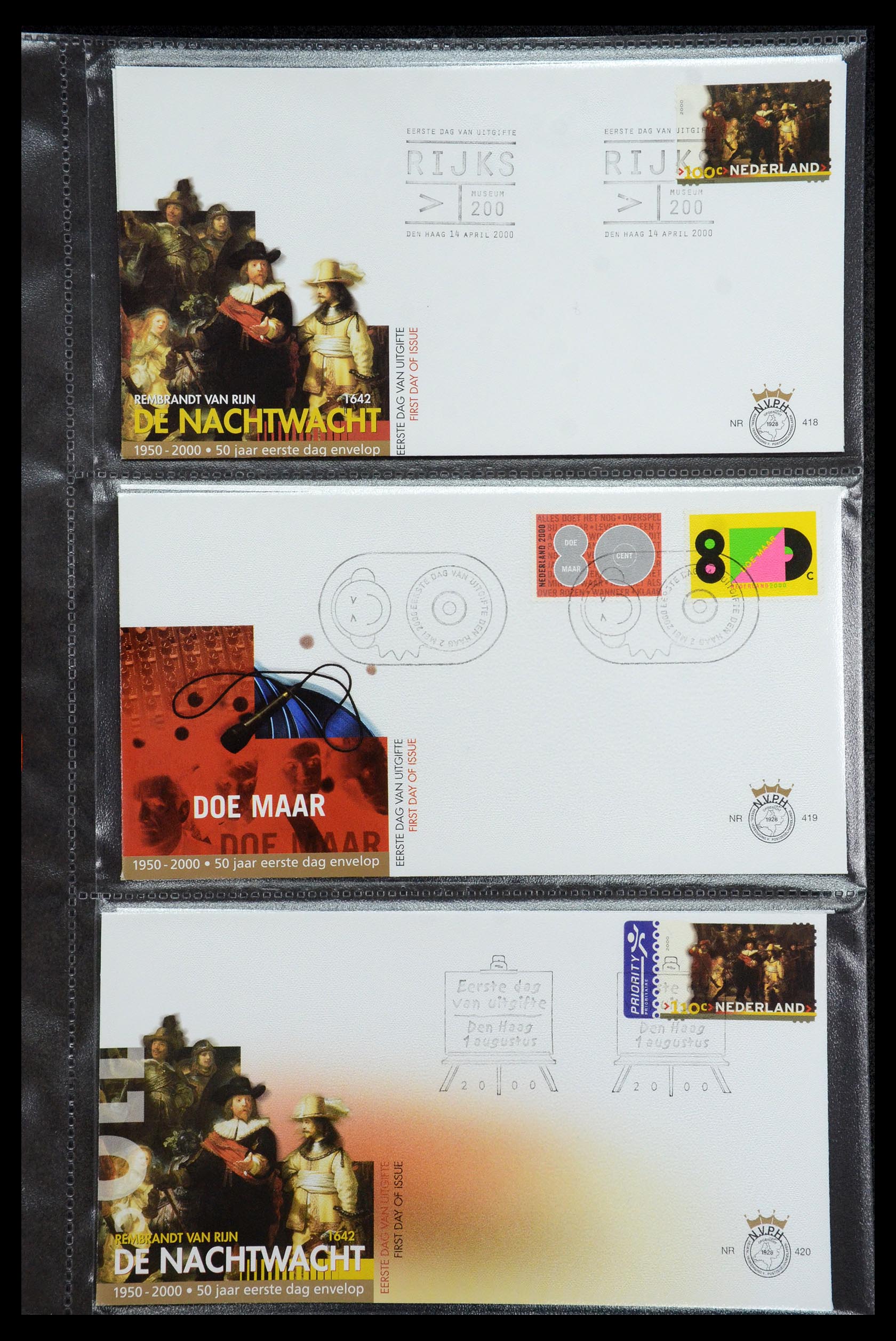 36353 033 - Postzegelverzameling 36353 Nederland FDC's 1994-2016.