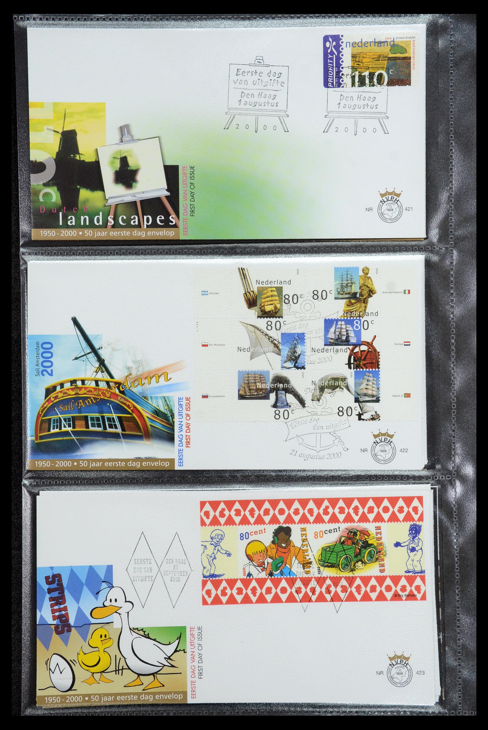 36353 034 - Postzegelverzameling 36353 Nederland FDC's 1994-2016.