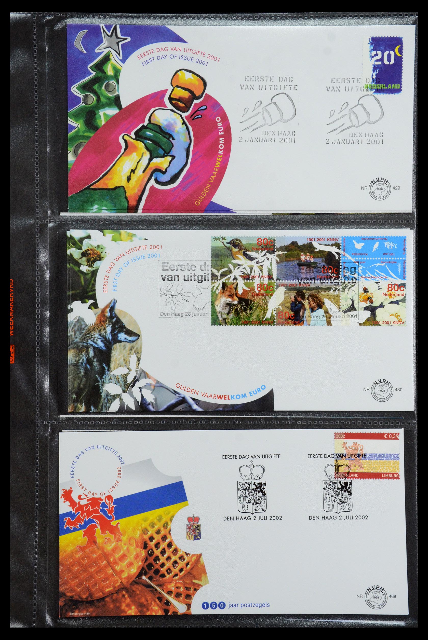 36353 037 - Postzegelverzameling 36353 Nederland FDC's 1994-2016.