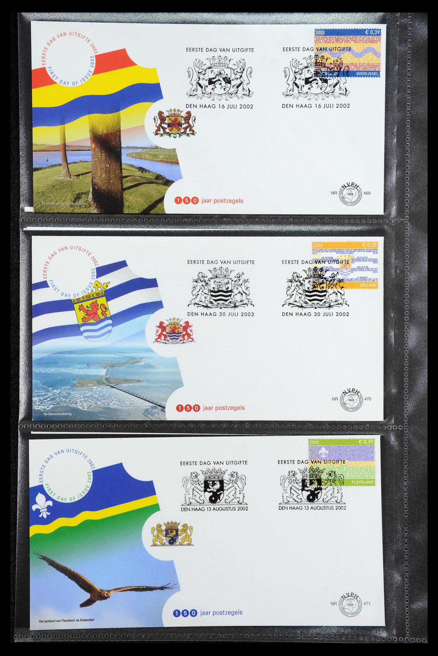 36353 038 - Postzegelverzameling 36353 Nederland FDC's 1994-2016.