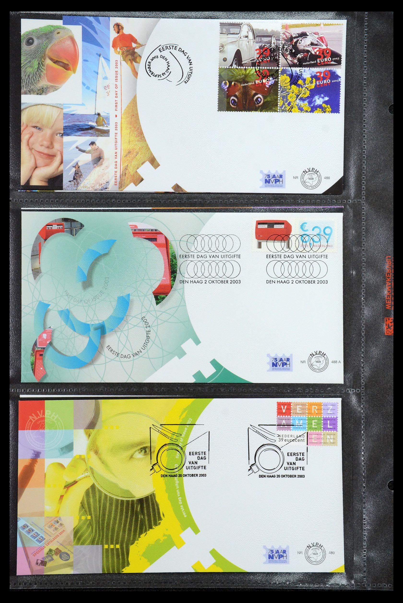 36353 046 - Postzegelverzameling 36353 Nederland FDC's 1994-2016.