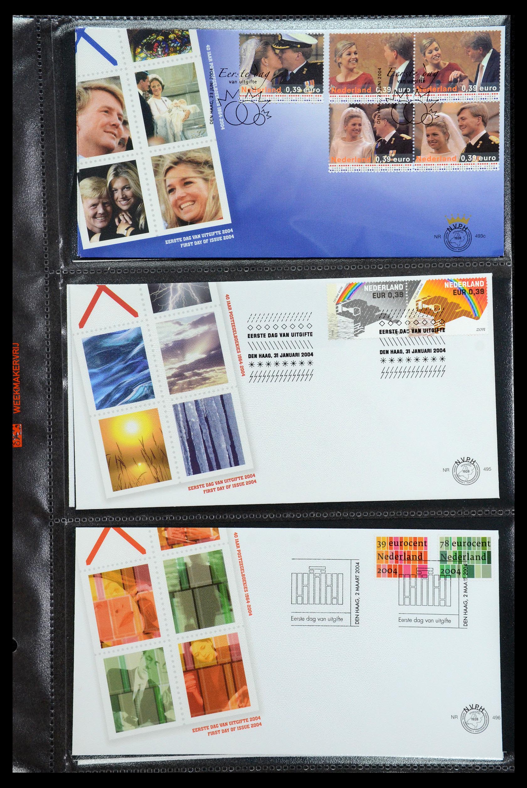 36353 049 - Postzegelverzameling 36353 Nederland FDC's 1994-2016.