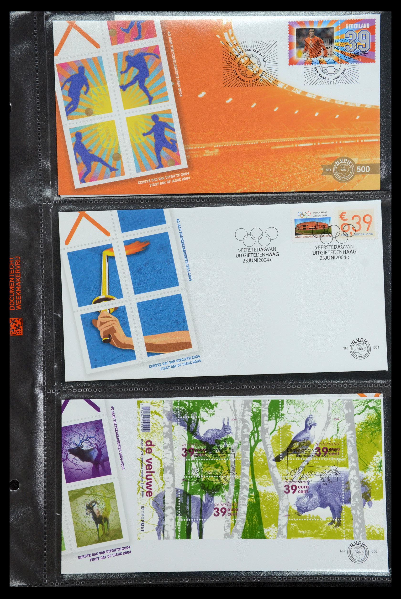36353 051 - Postzegelverzameling 36353 Nederland FDC's 1994-2016.