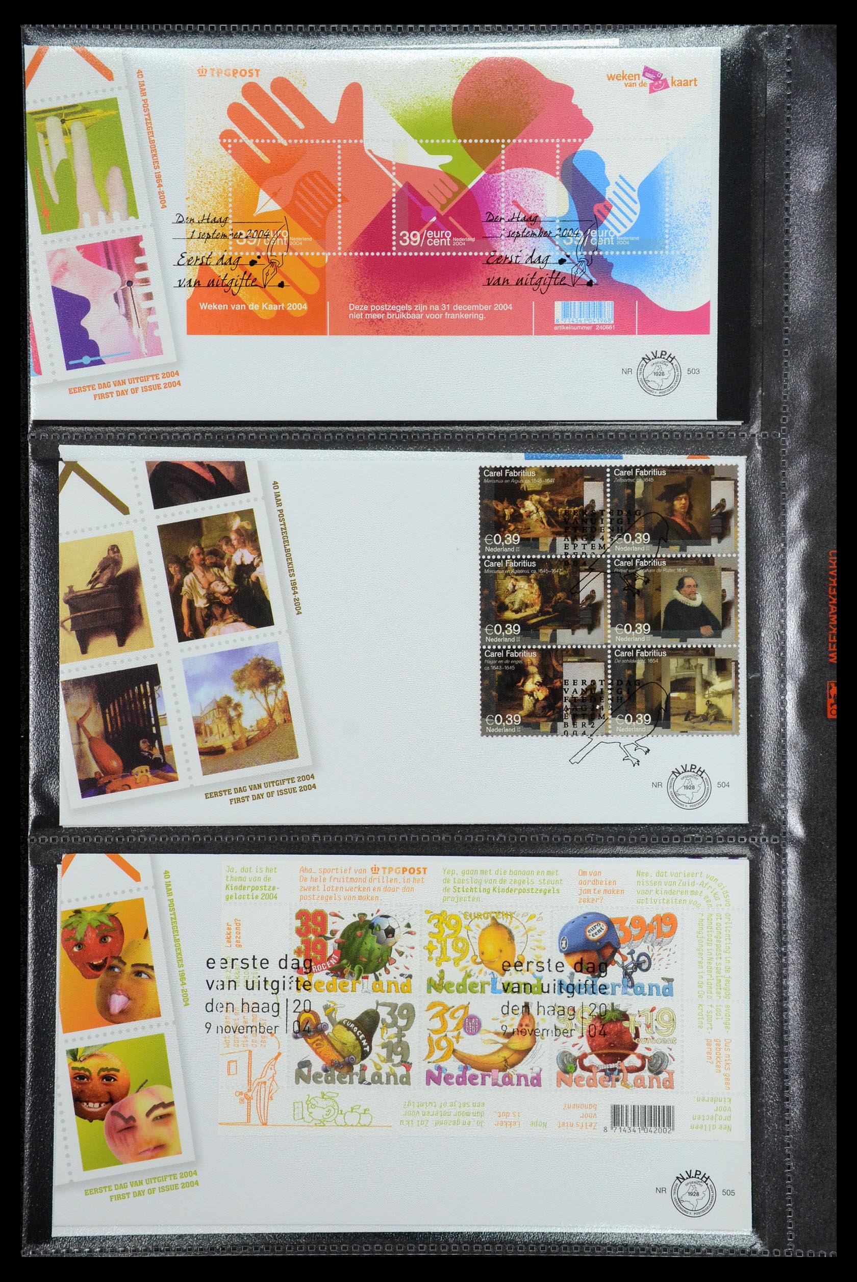 36353 052 - Postzegelverzameling 36353 Nederland FDC's 1994-2016.